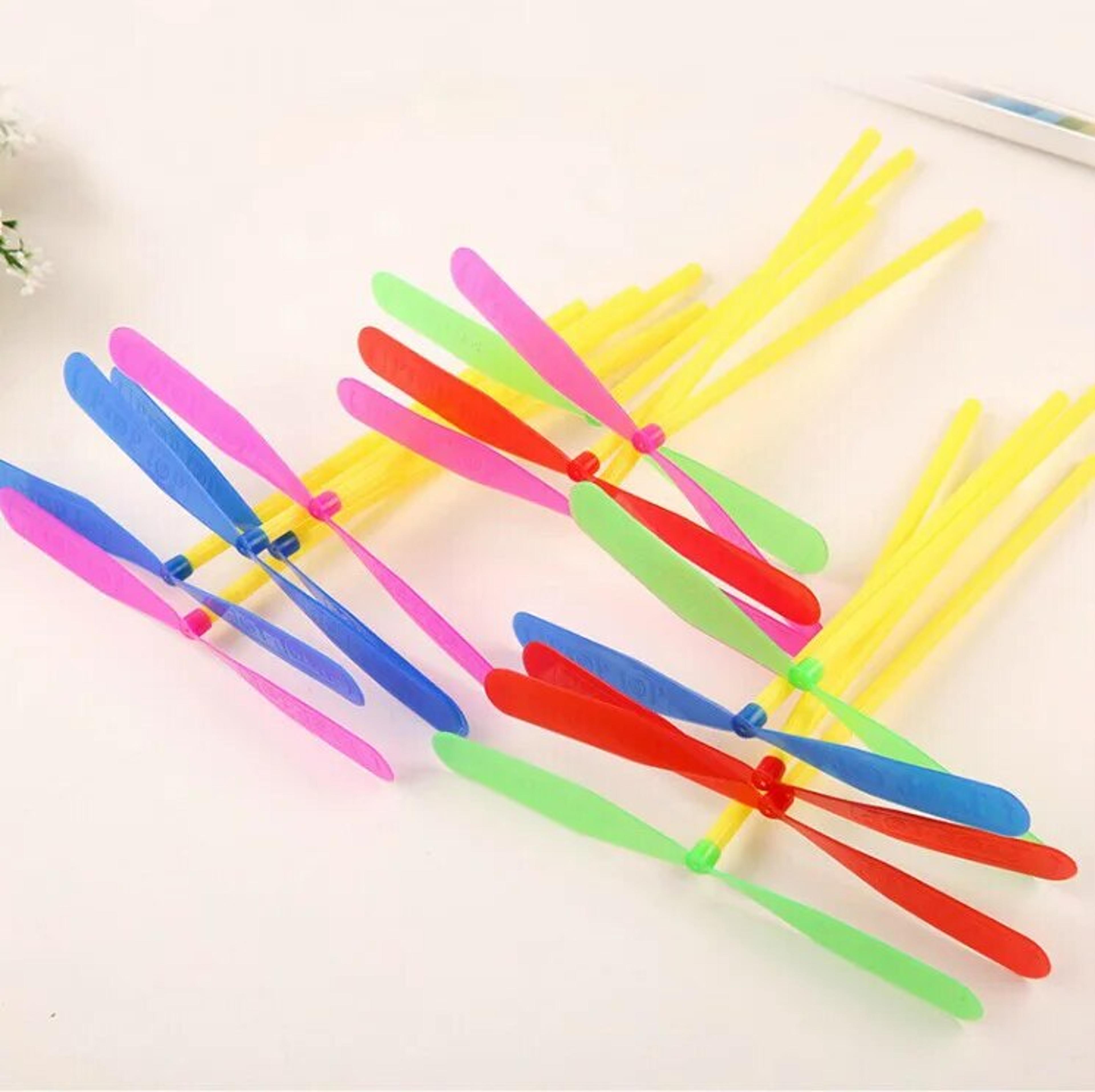 Bamboo Dragonfly Flying Toy Set For Kids Outdoor Fun Party Gifts 3