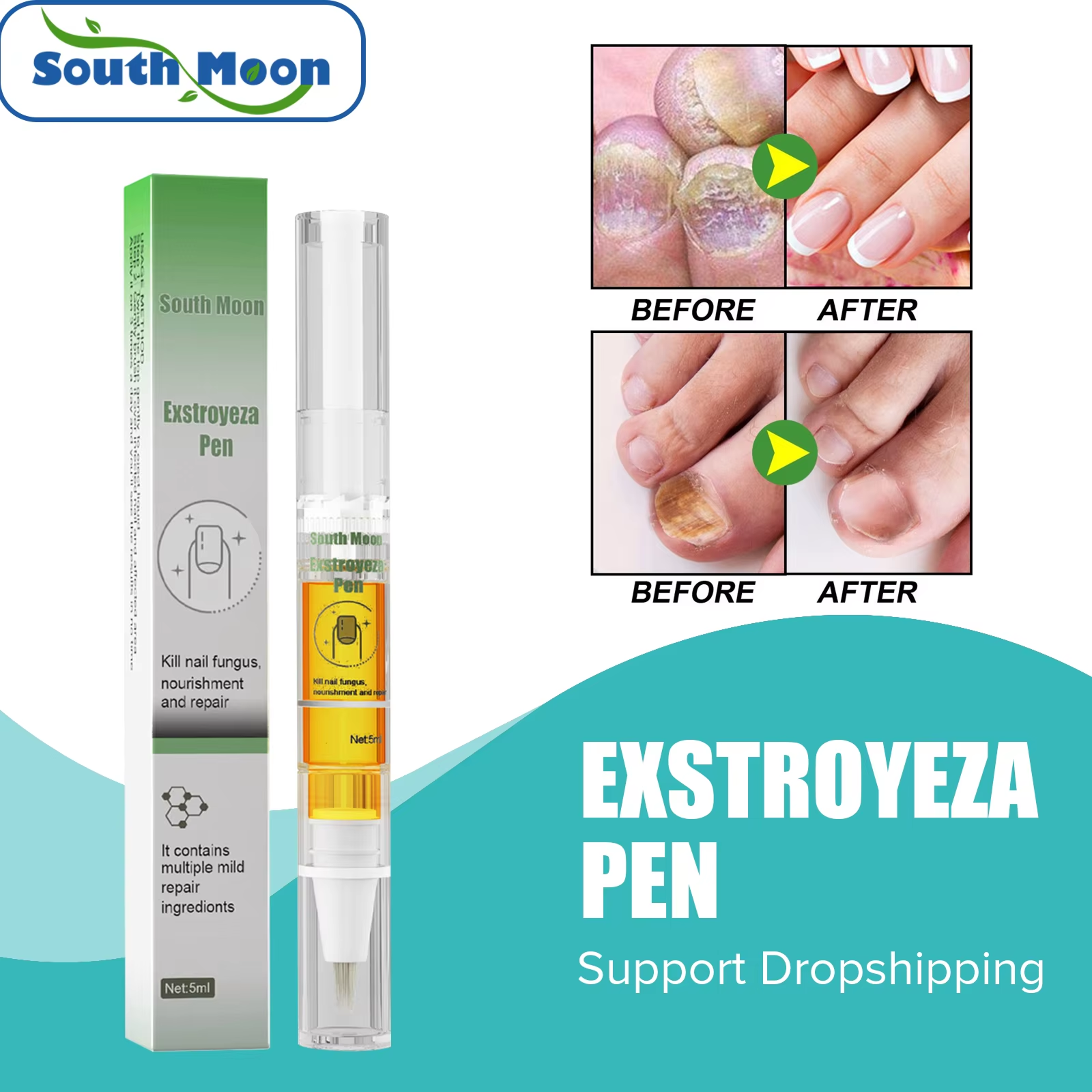 South Moon Nail Fungus Repair Pen For Toenail Care And Nail Brightening 1