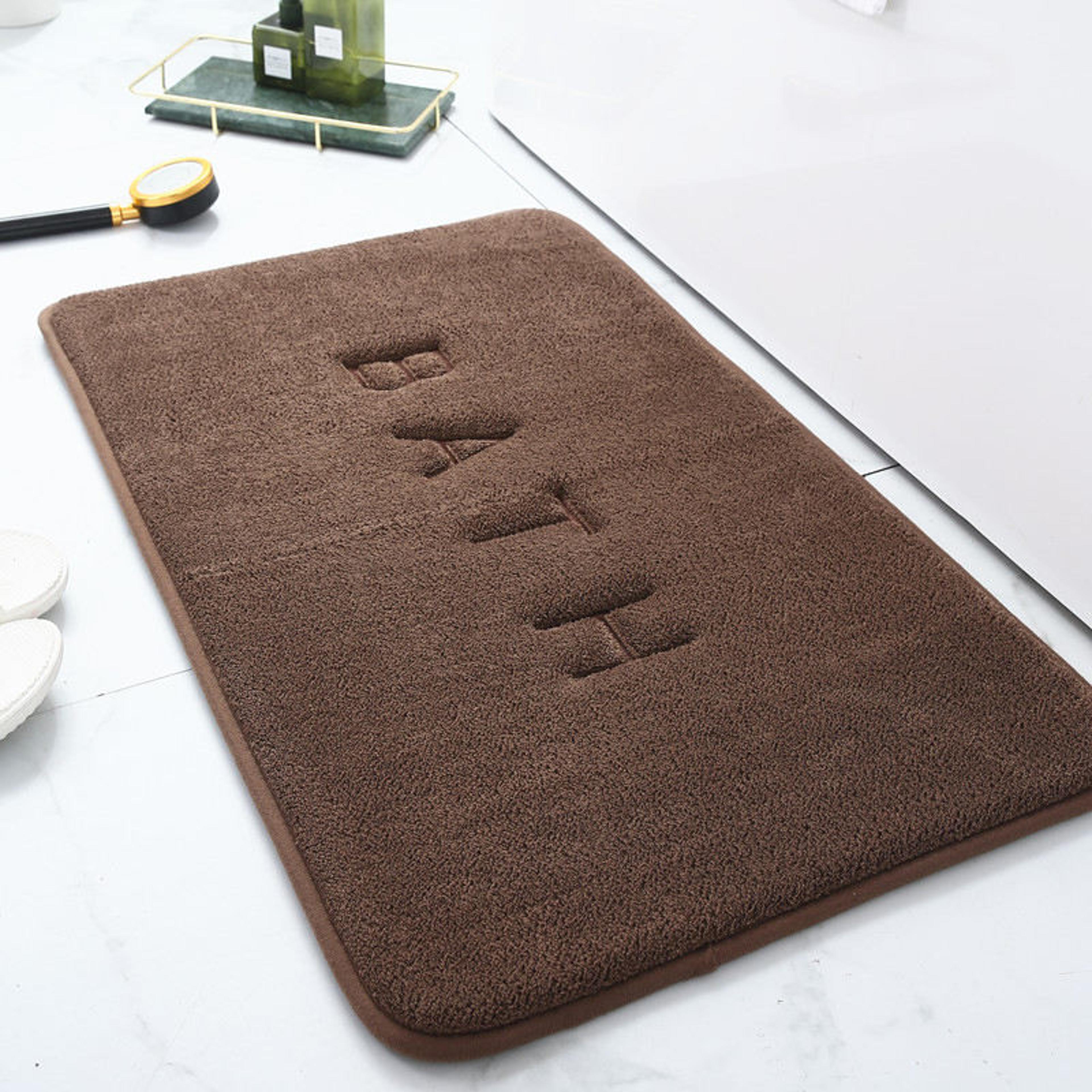CloudSoft Memory Foam Bath Mat Super Absorbent Bath Mat With Non Slip Backing For Bathroom  Kitchen 6