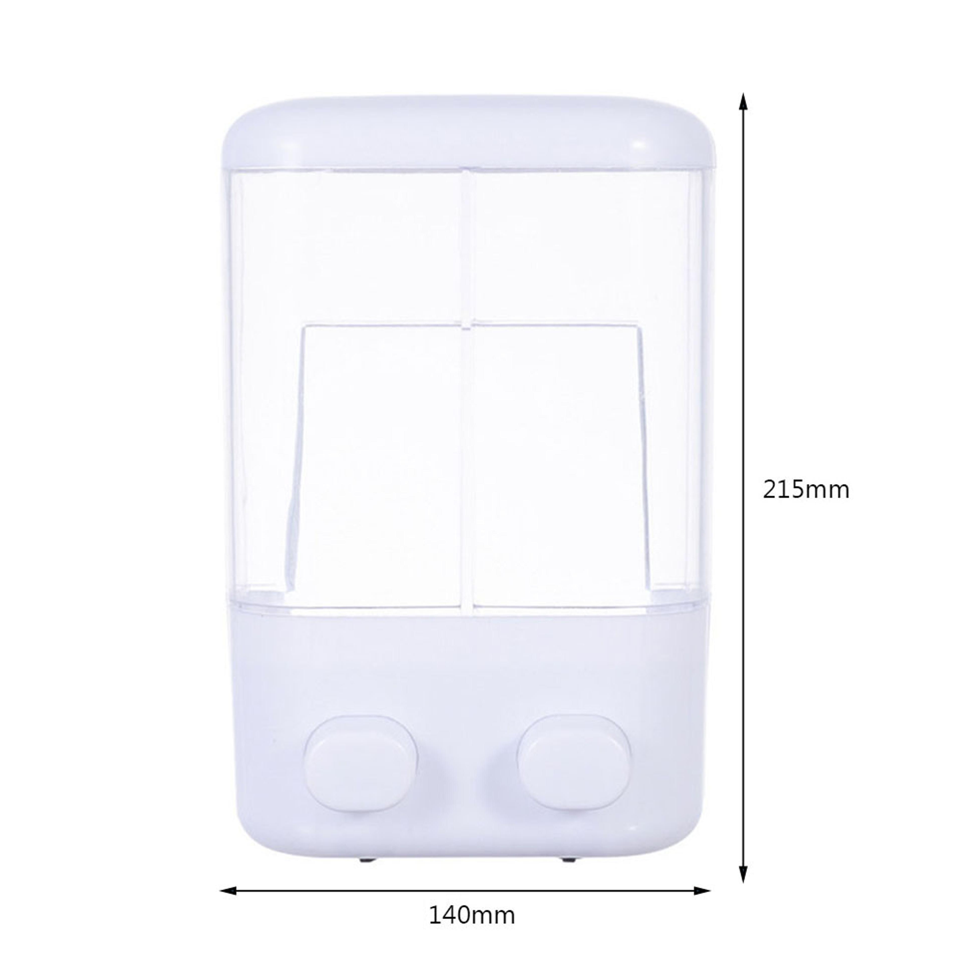 Wall Mounted Soap Dispenser No Drill Bathroom Shampoo  Hand Wash Pump 6