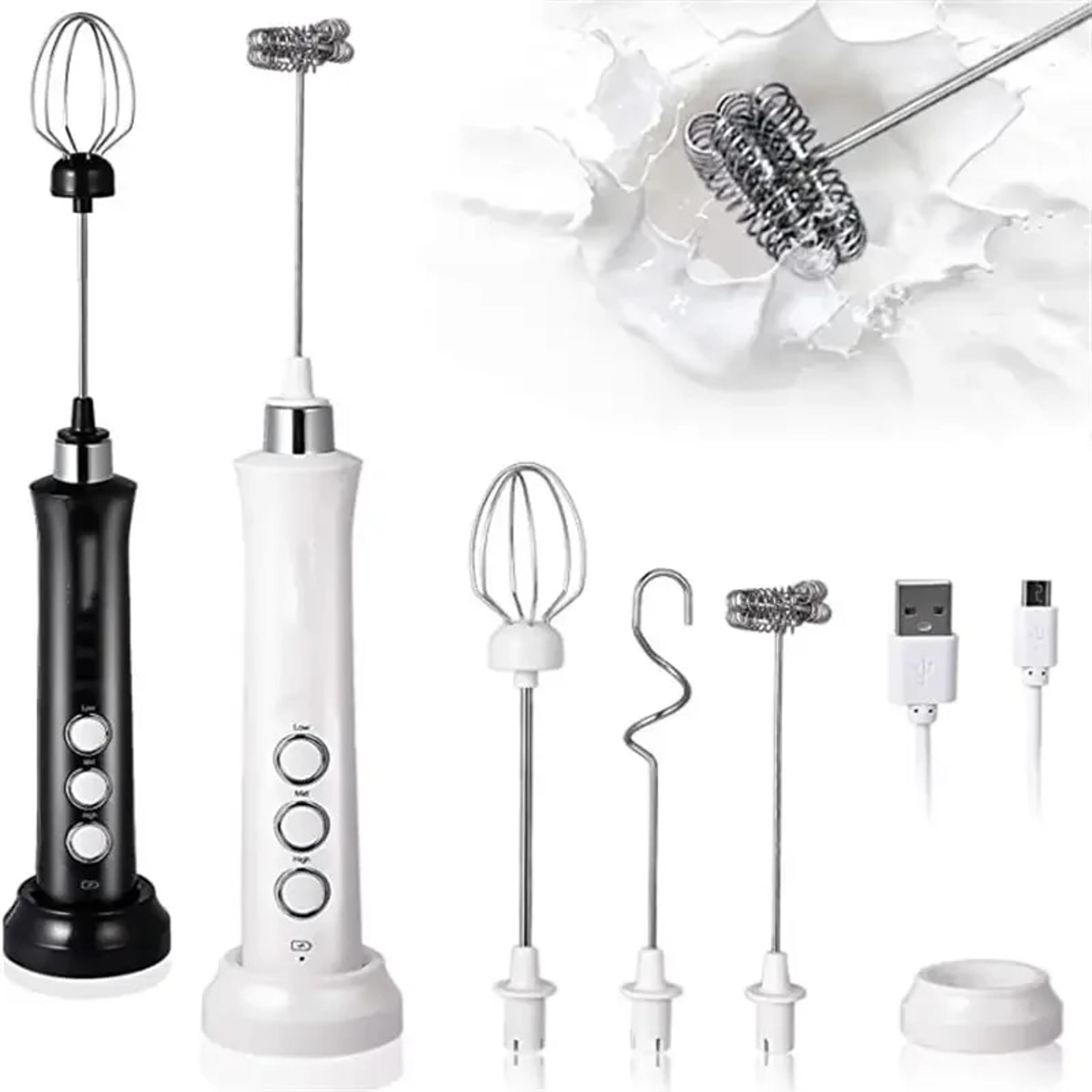velora usb rechargeable milk frother speed handheld foam maker for latte cappuccino & matcha