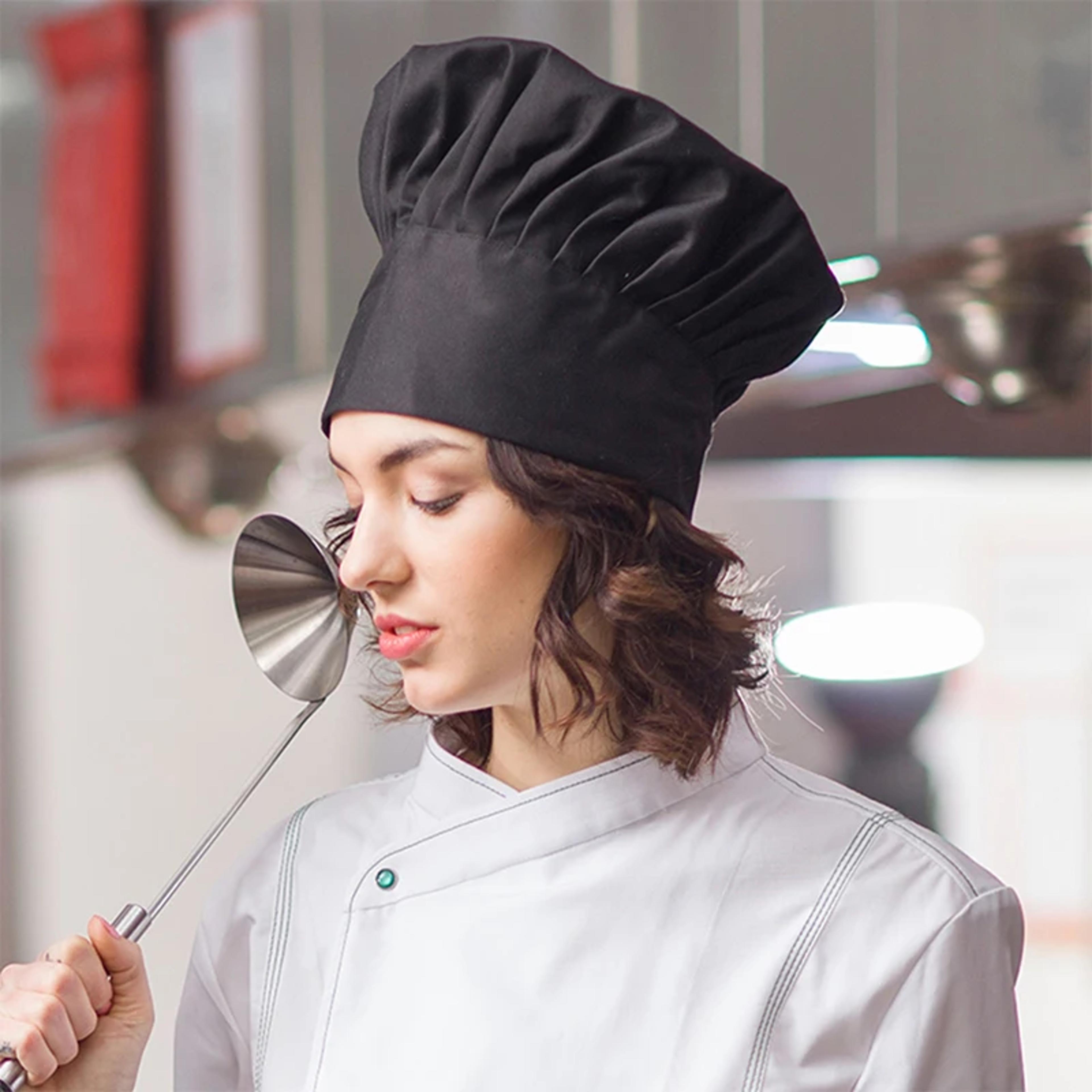 Premium White Chef Hat For Kitchen Staff Bakers  Restaurant Professionals 2
