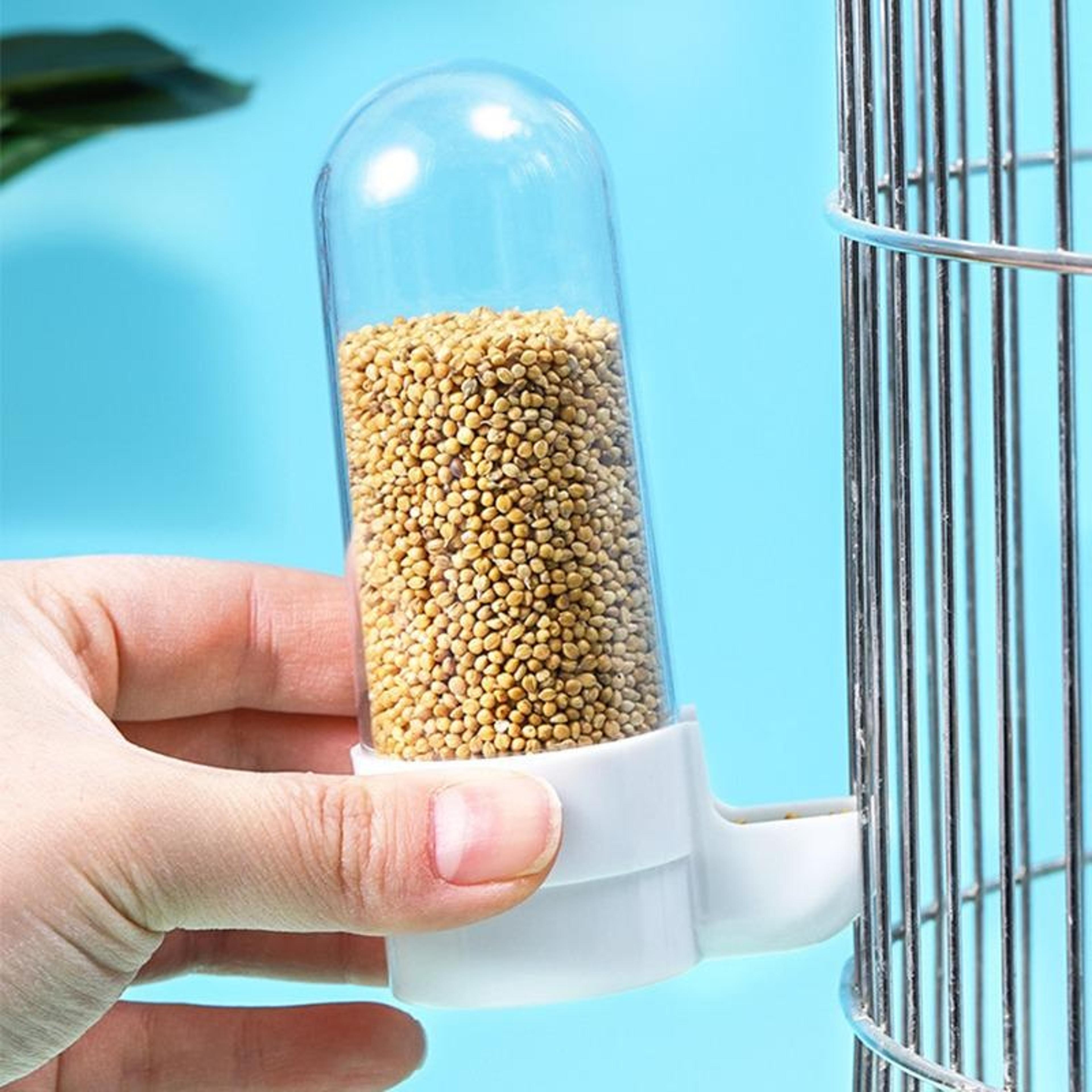 Smart Hanging Bird Feeder  Water Dispenser For Parrots Finches And Small Cage Pets 3