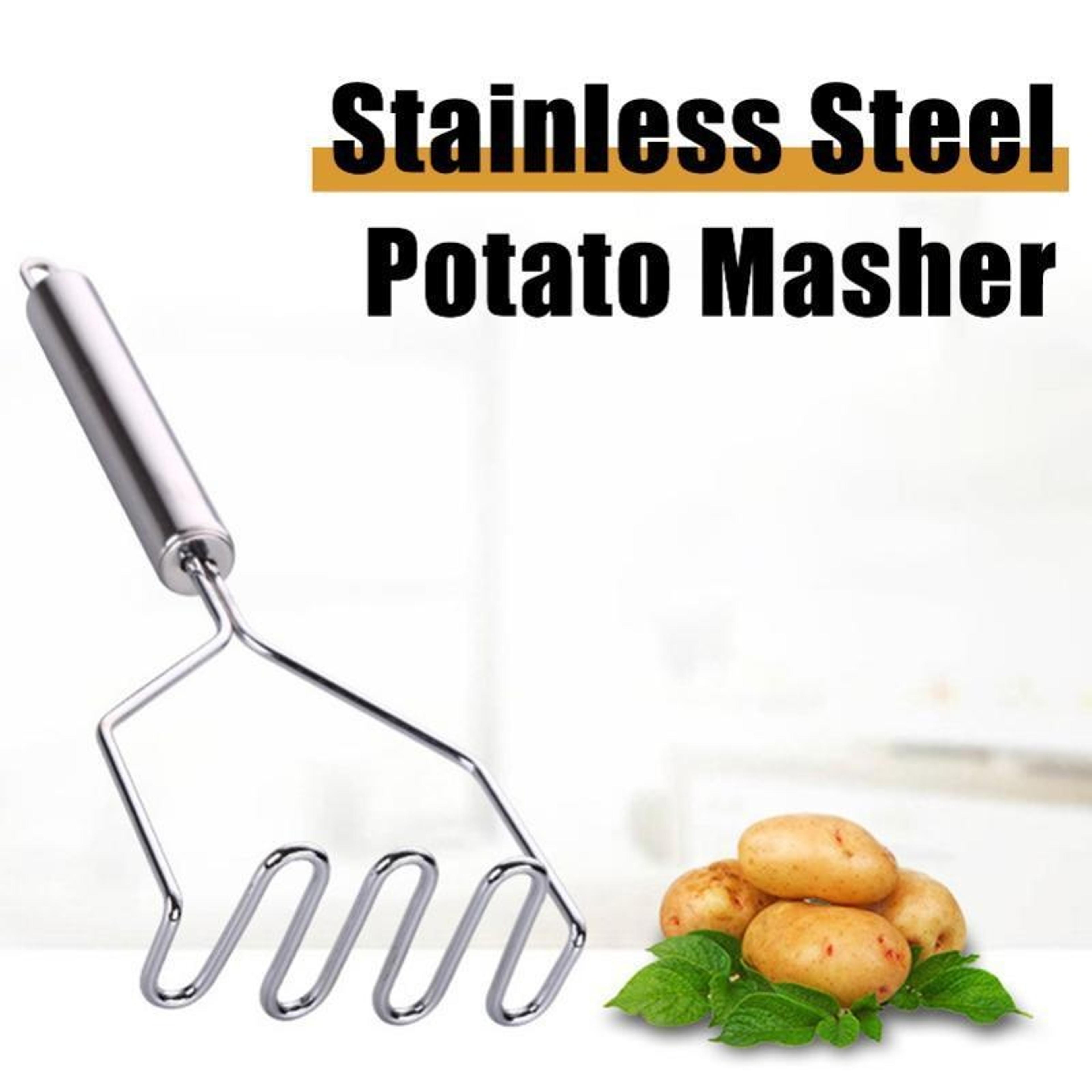 SmoothMash Stainless Steel Potato Masher For Vegetables Fruits  Baby Food 1