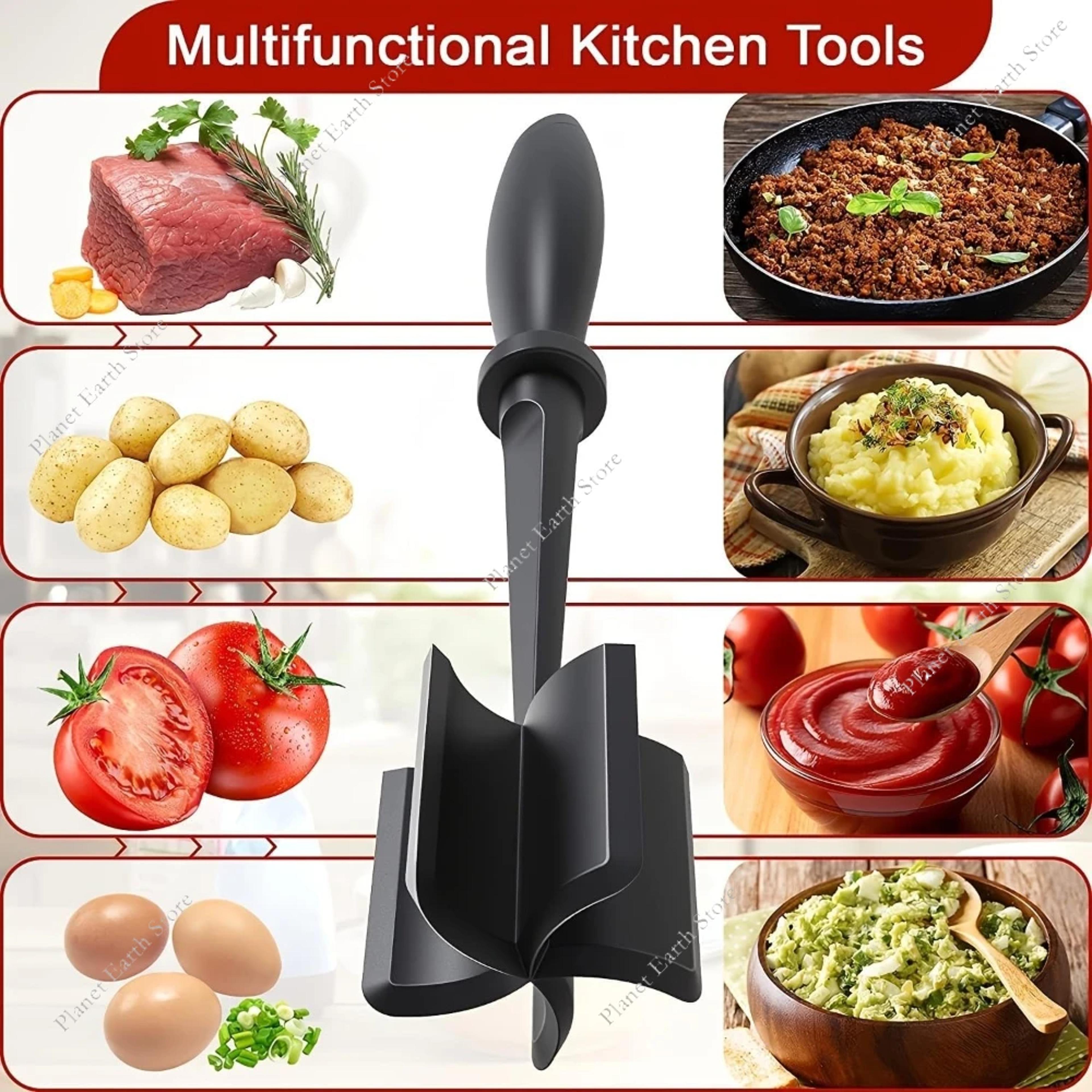 Ground Beef Meat Chopper  Potato Masher Kitchen Tool 2