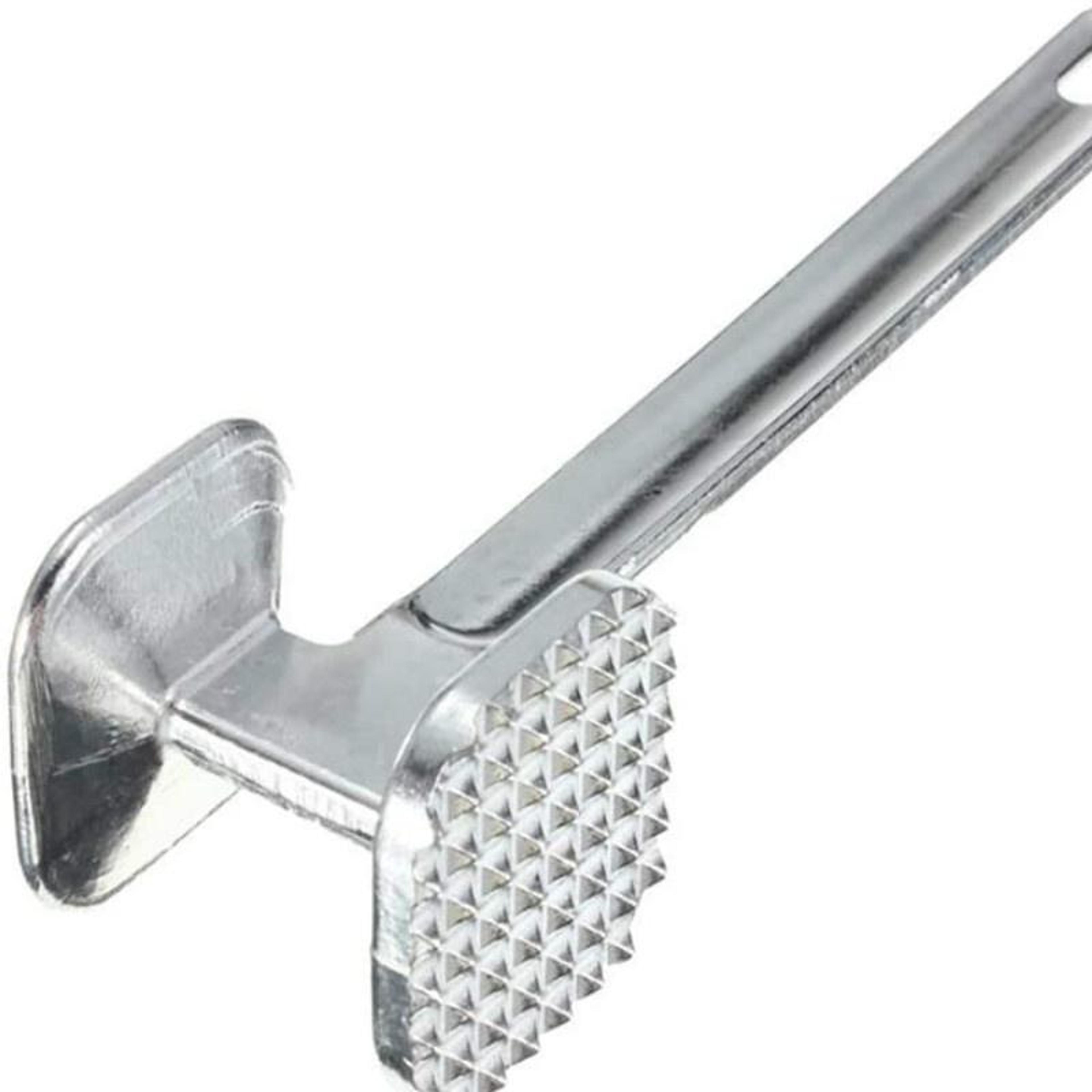 premium zinc alloy meat tenderizer hammer for juicy steaks & perfect cutlets