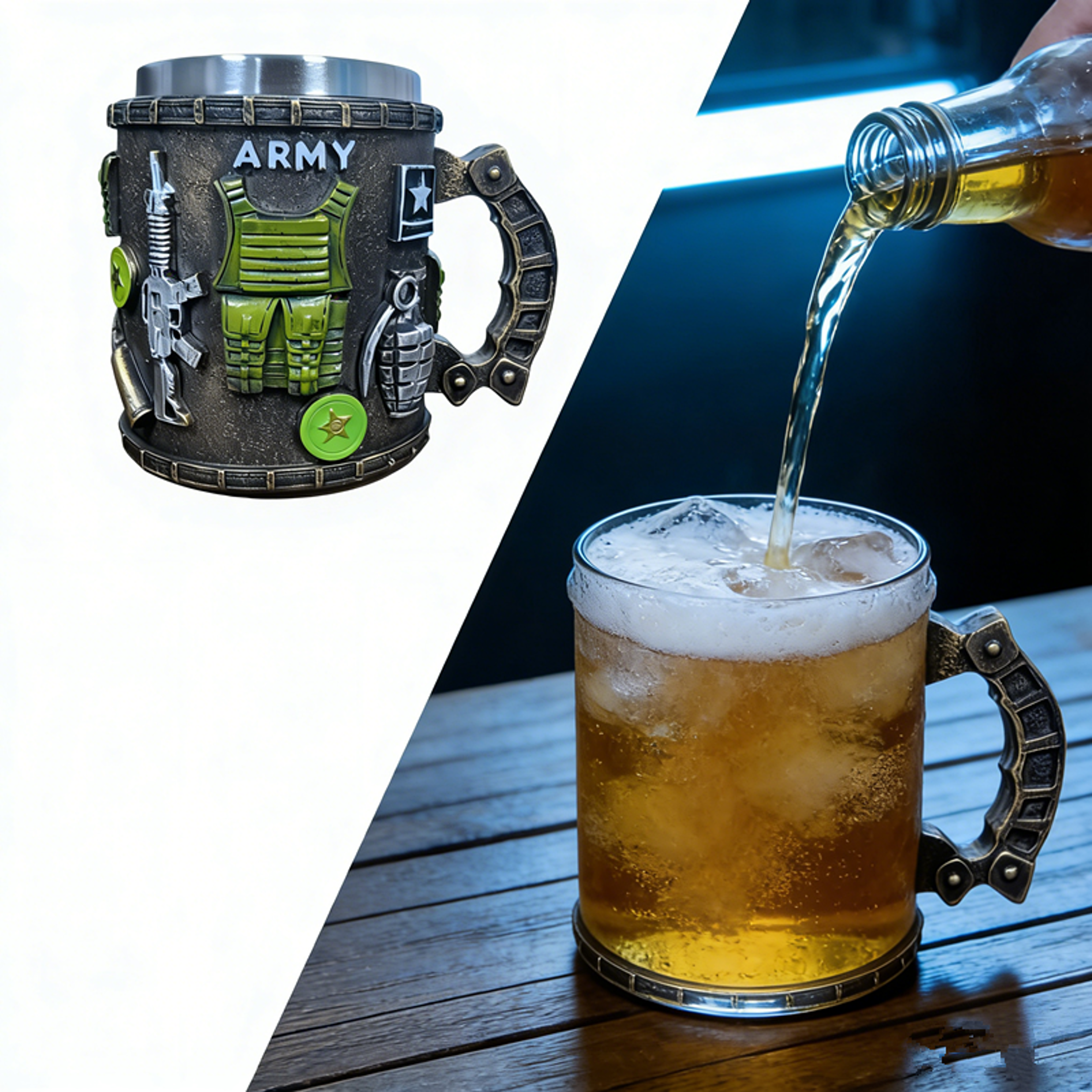 Military Tactical Beer  Coffee Mug Premium Army Gift Mug For Soldiers  Hunters 2