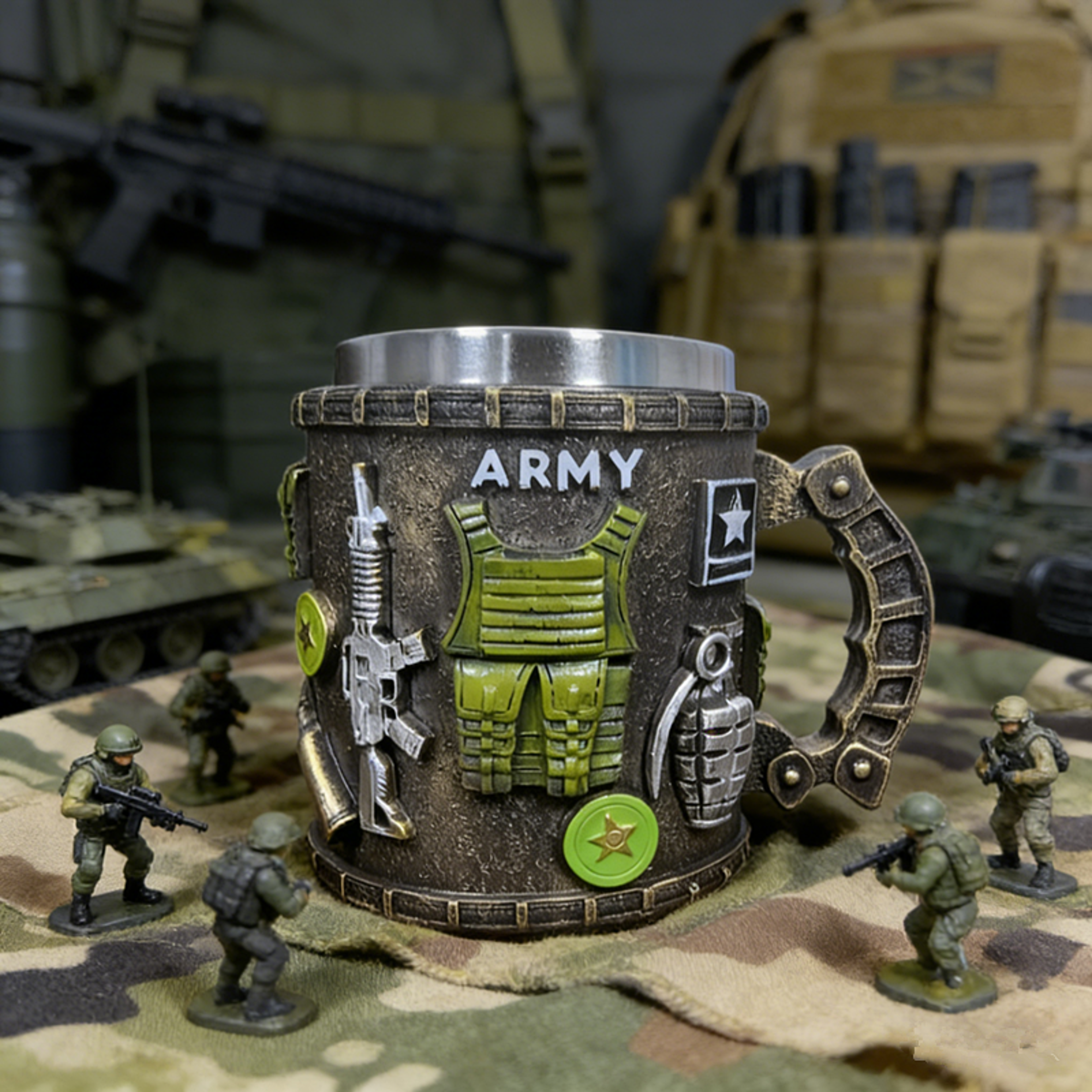 Military Tactical Beer  Coffee Mug Premium Army Gift Mug For Soldiers  Hunters 3