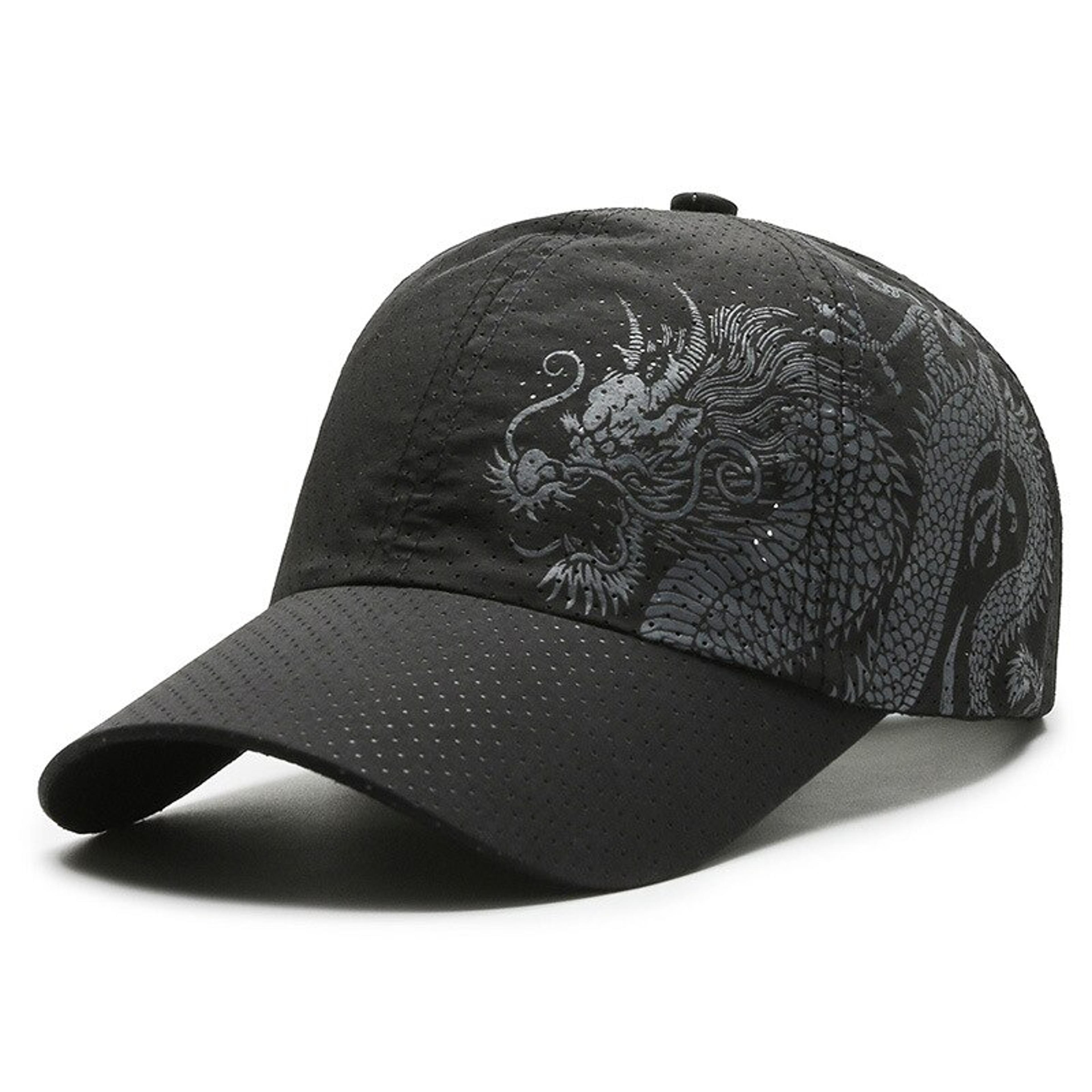 Chinese Style Dragon Baseball Cap Quick Dry Sun Protection Outdoor Hat 3