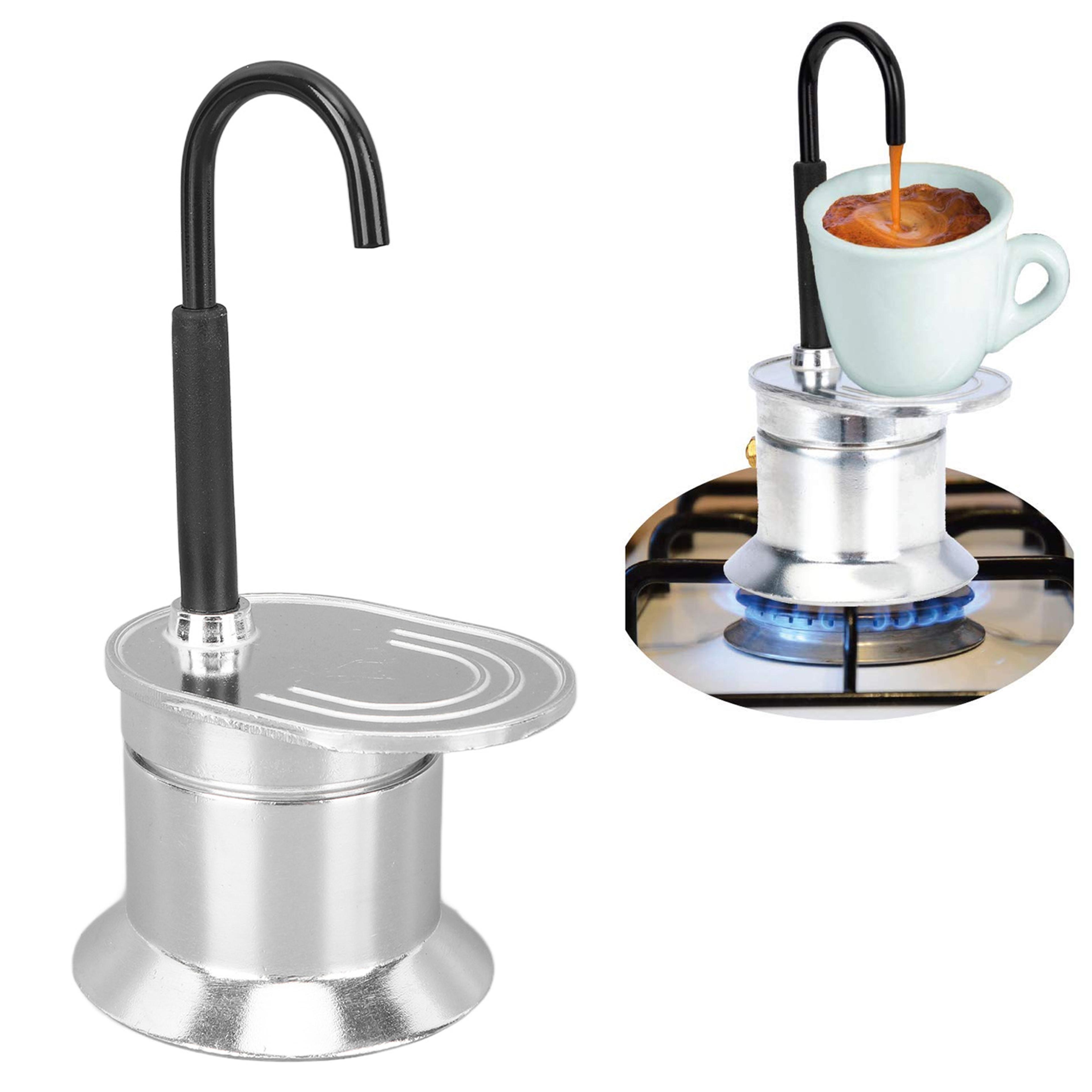 portable italian espresso moka pot 50ml travel coffee maker