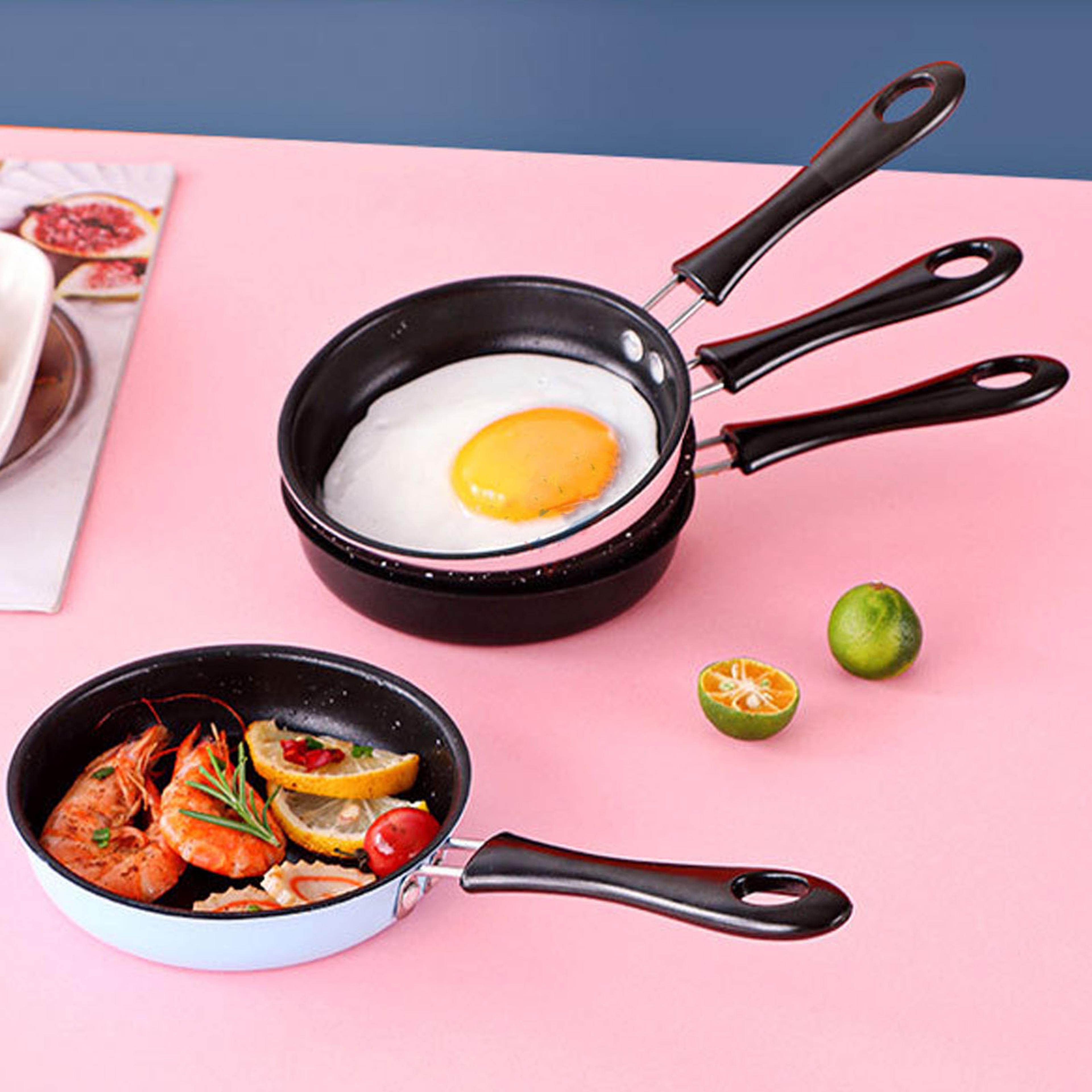 Mini Stainless Steel Egg Frying Pan For Induction  Quick Breakfast Cooking 1