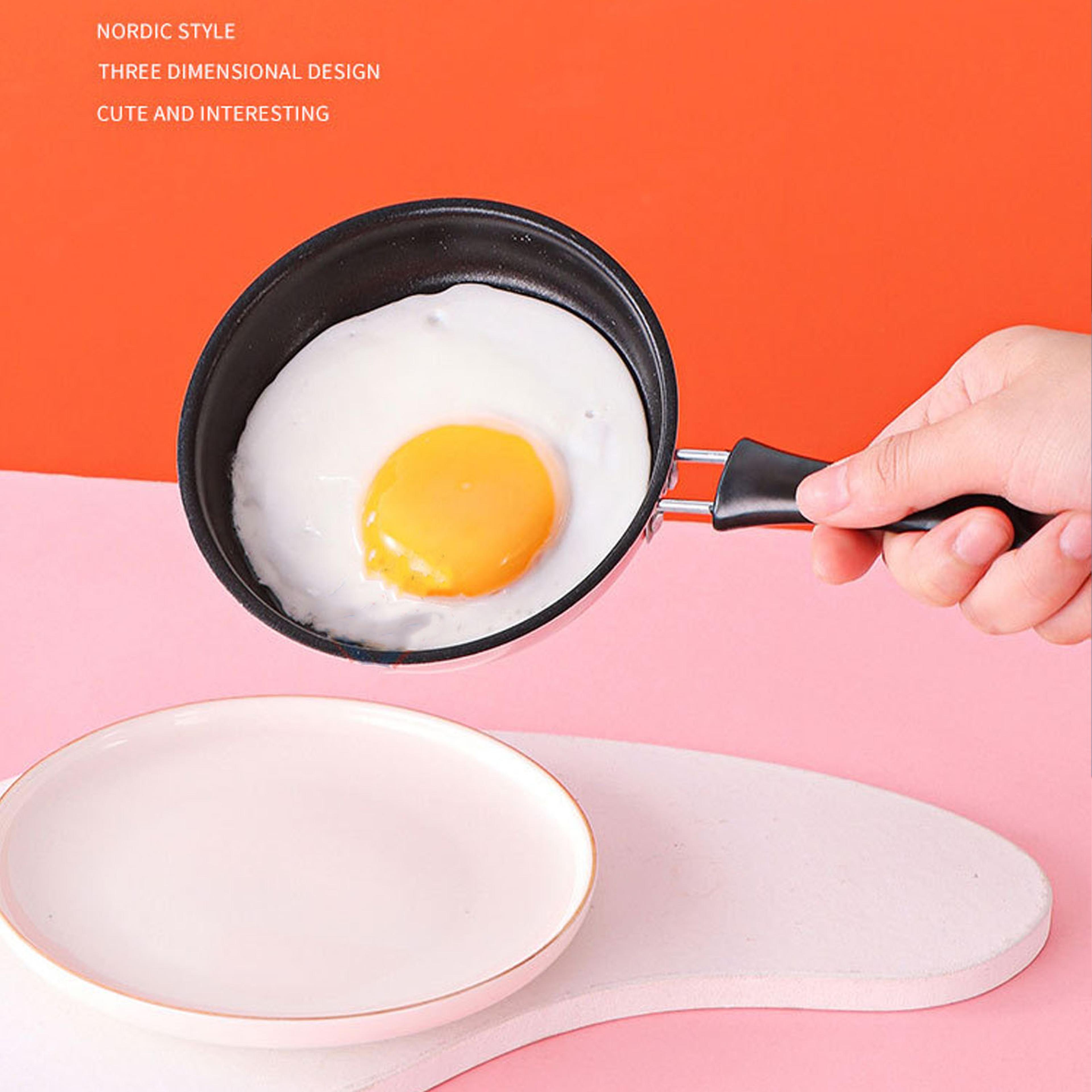 Mini Stainless Steel Egg Frying Pan For Induction  Quick Breakfast Cooking 3