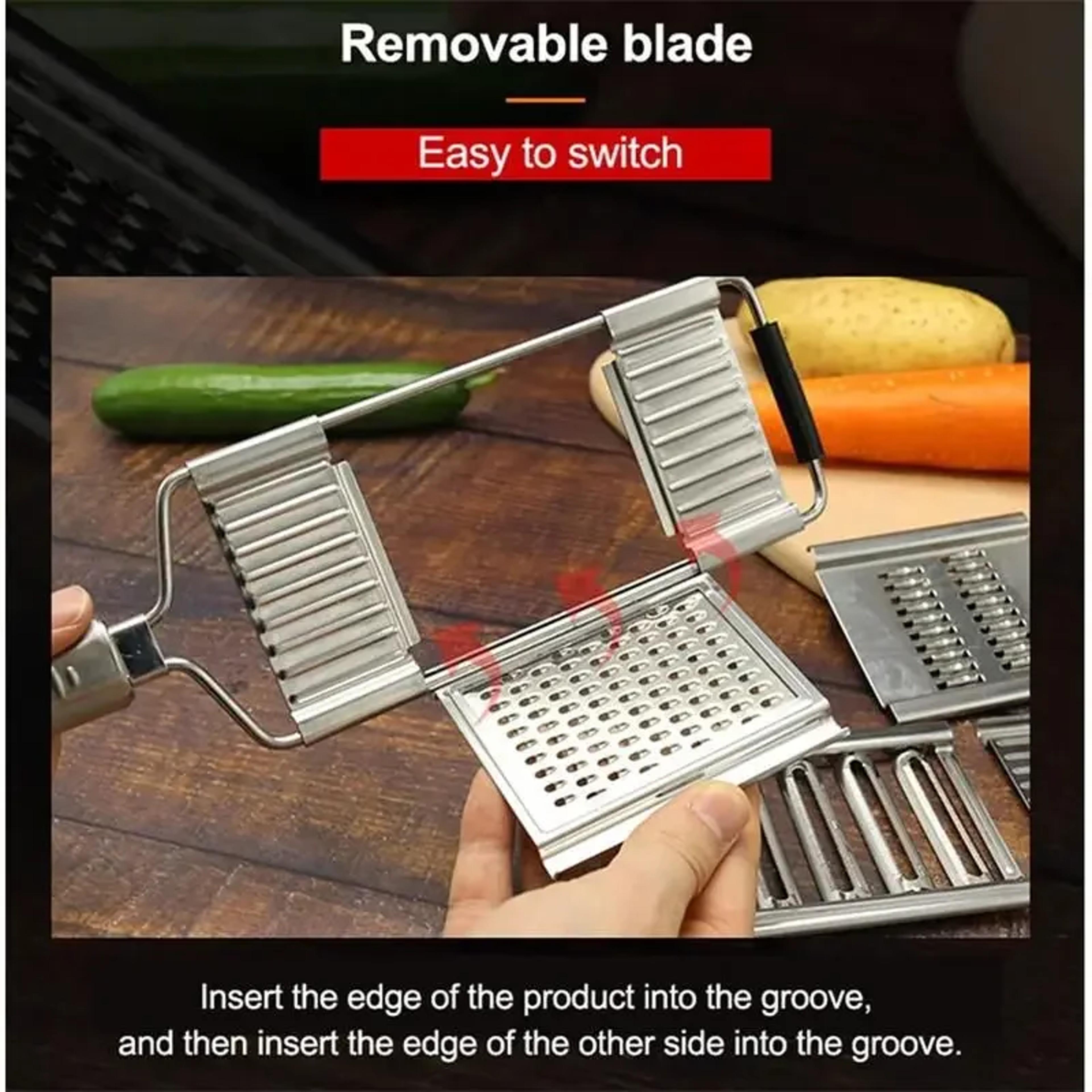 Stainless Steel Vegetable Slicer  Grater For Fruits Potatoes And Carrots 2