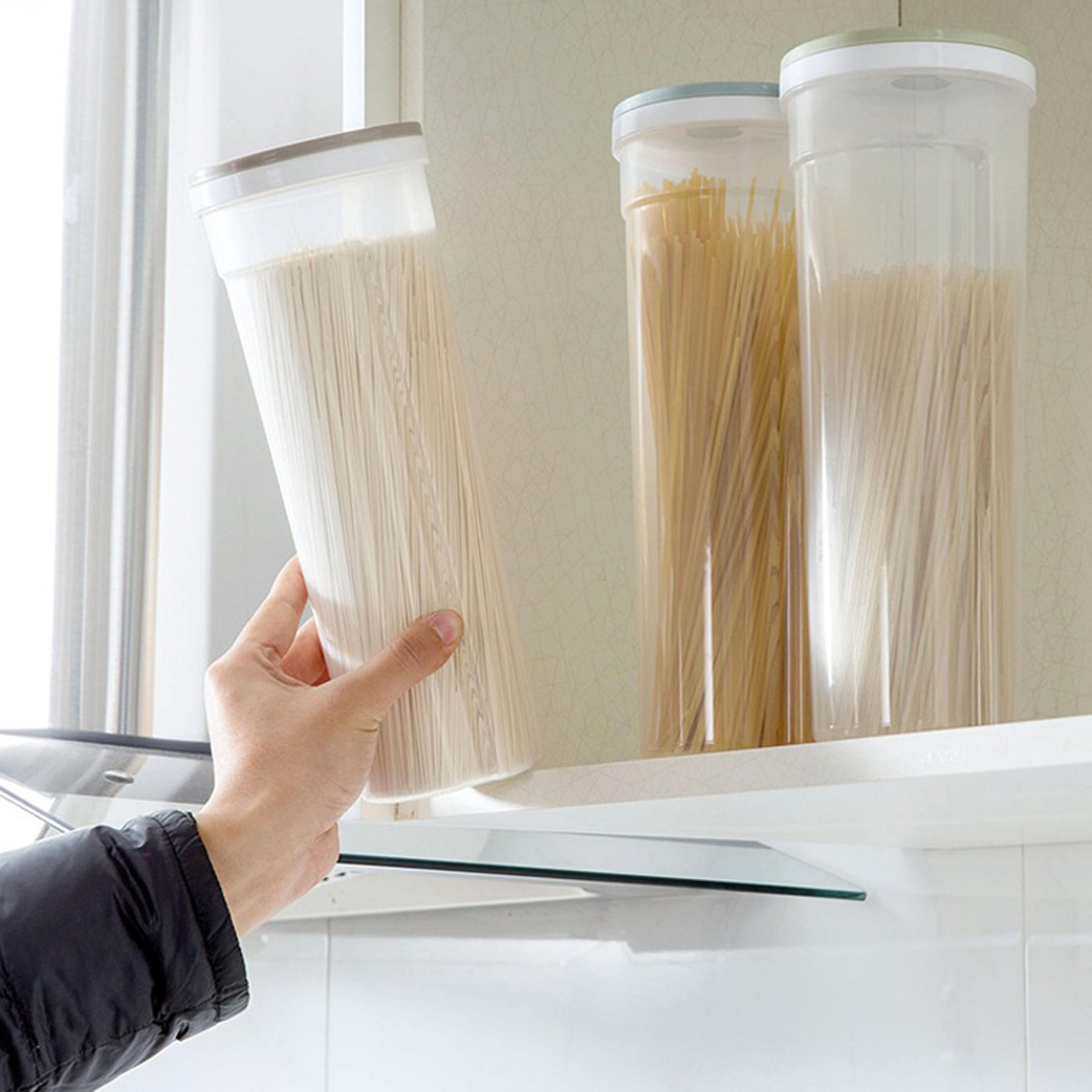 FreshLock Pantry Organizer Cereal  Pasta Storage Container Set 3
