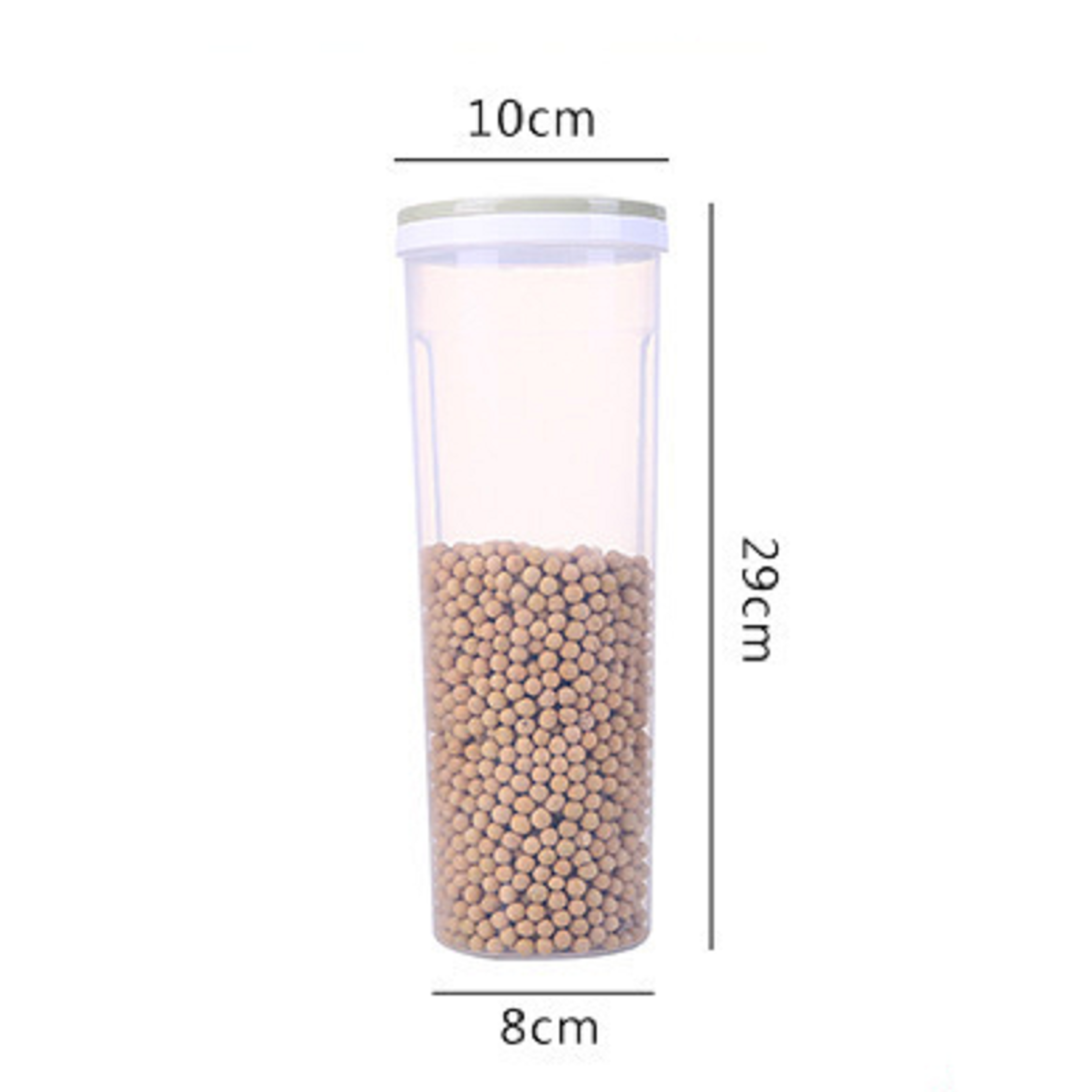 FreshLock Pantry Organizer Cereal  Pasta Storage Container Set 4