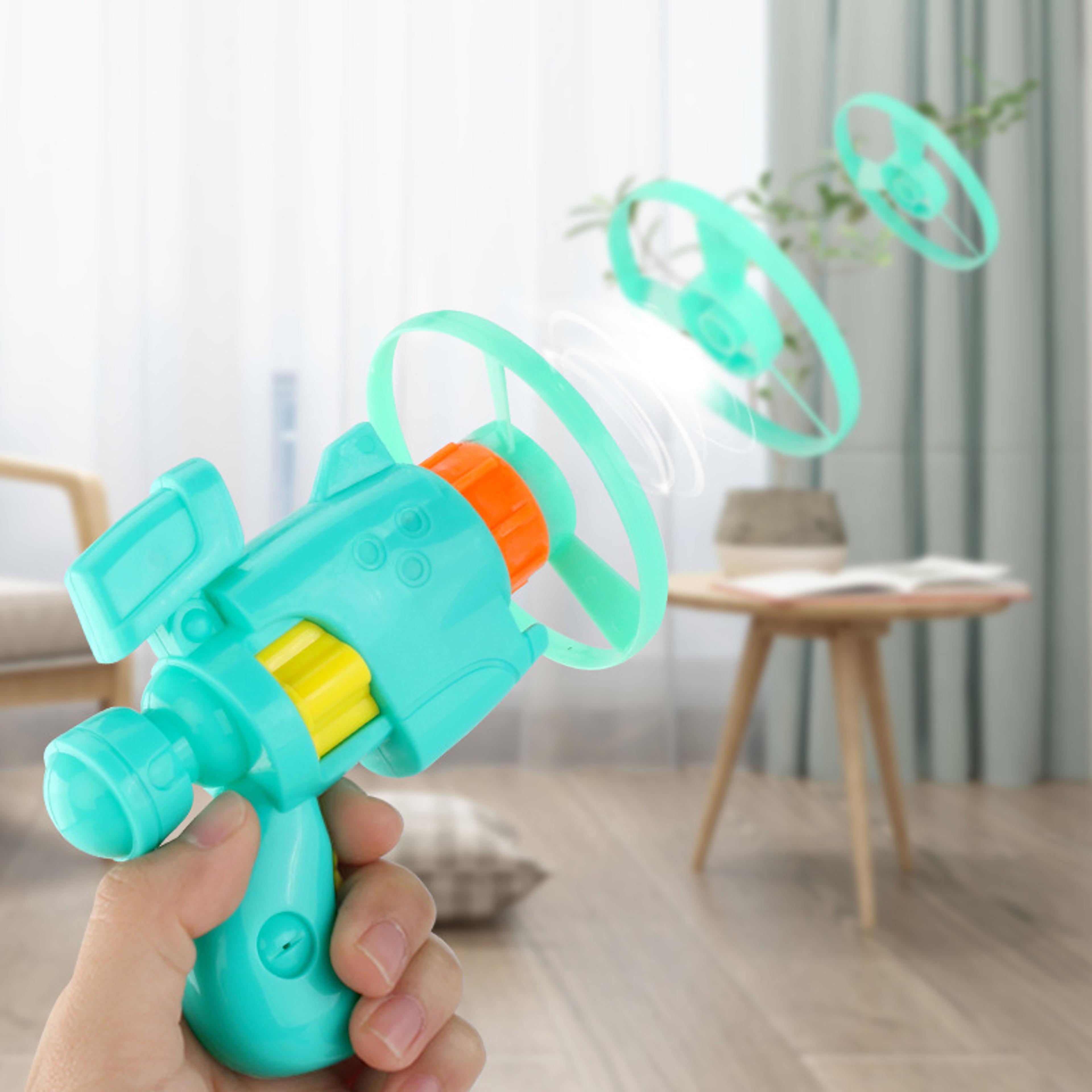 skyspin flying disc launcher for kids indoor & outdoor play