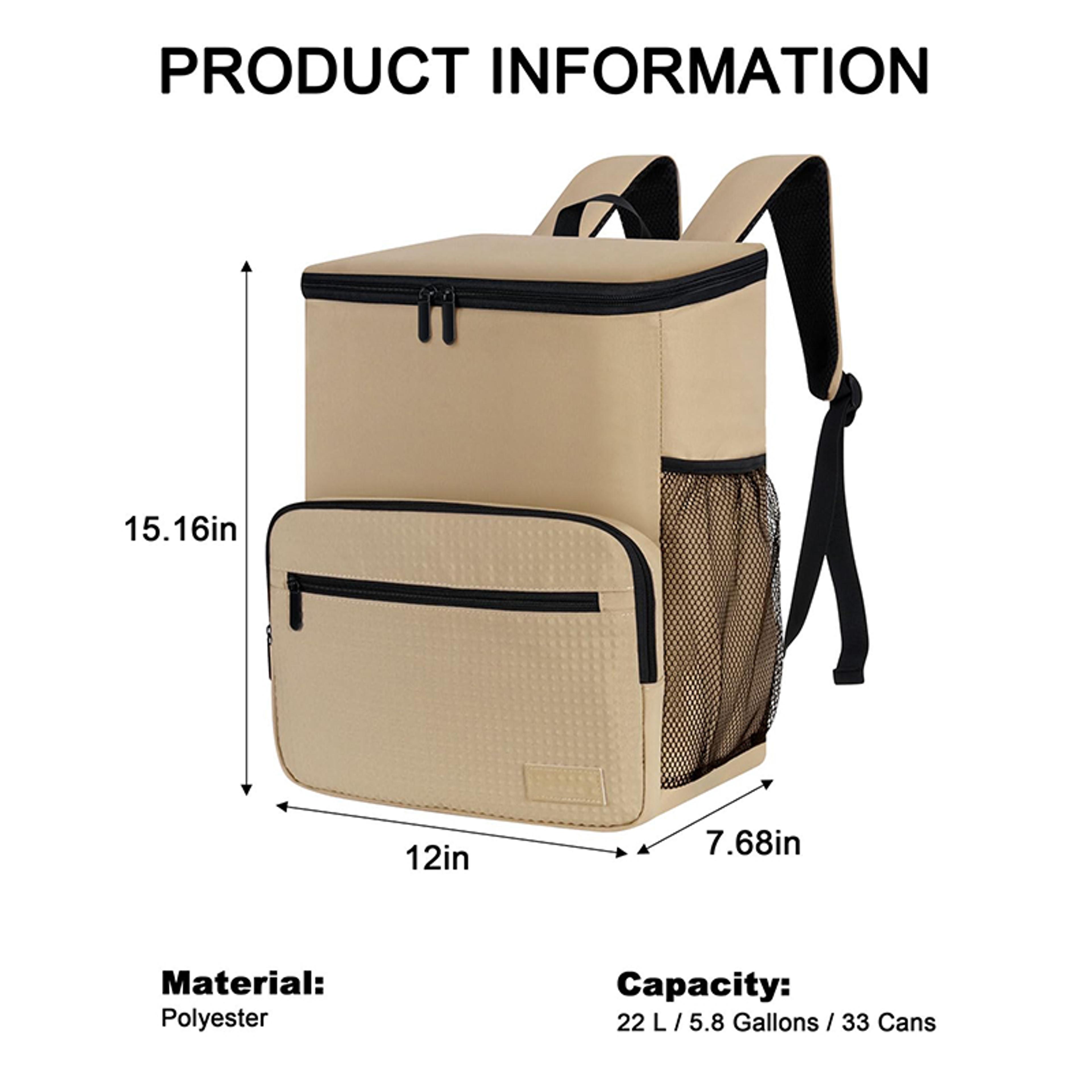 Insulated Delivery Backpack Cooler Large Capacity Portable Isothermal Food Storage Bag 6