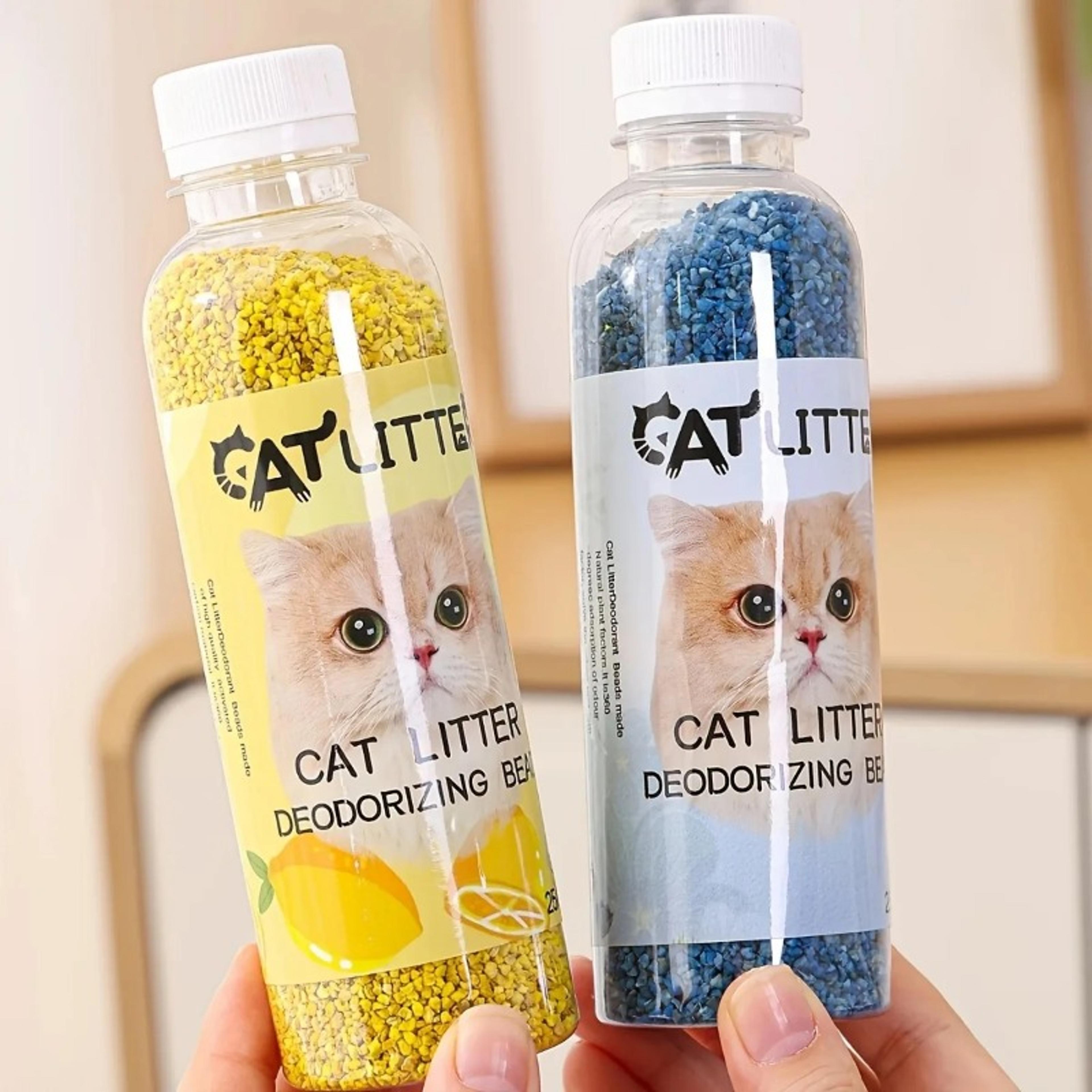 Premium Cat Litter Deodorizer Beads Advanced Litter Box Odor Eliminator  Freshness Booster 5