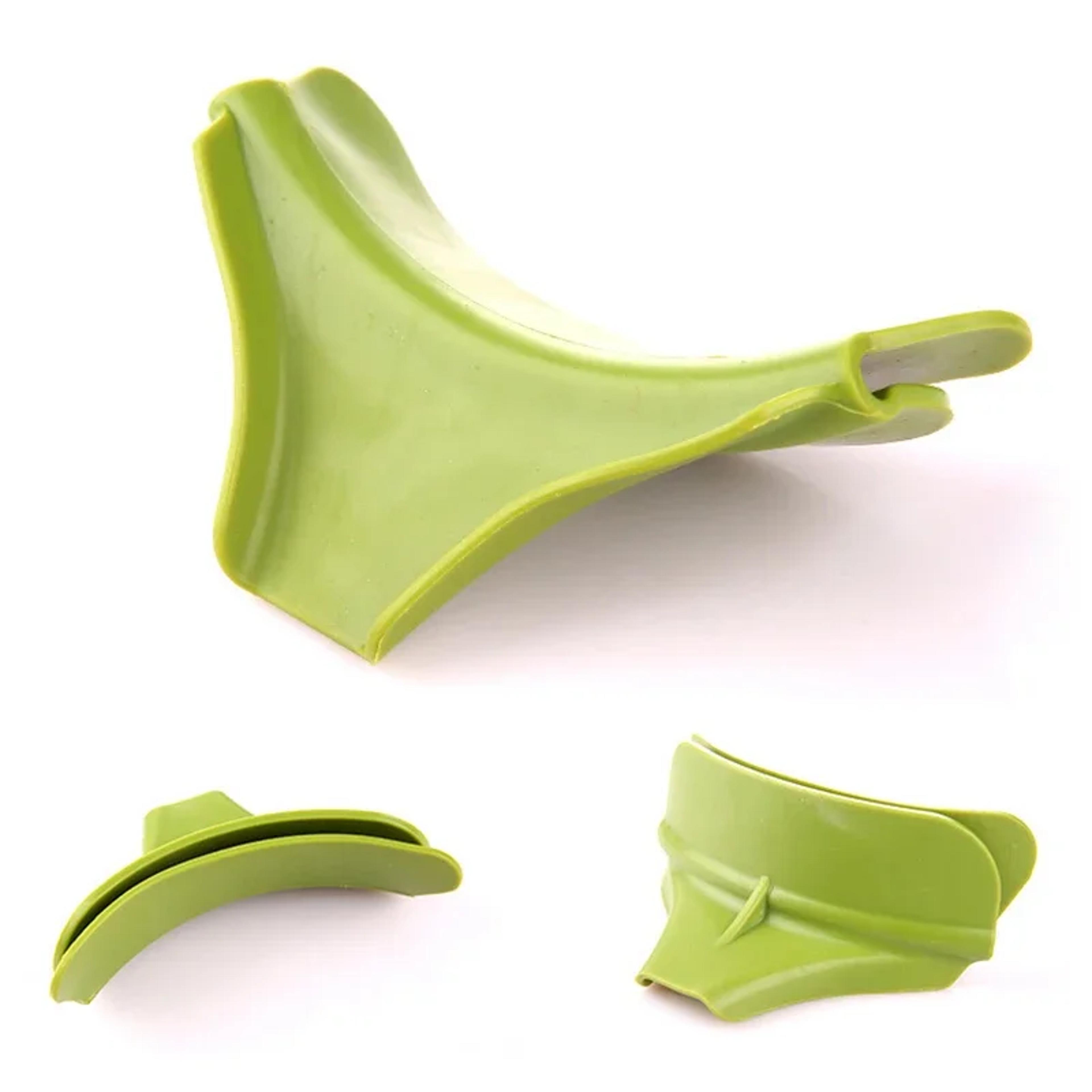 Premium Kitchen Funnel With Anti Splash Edge  No Mess Pour Spout Funnel Easy Liquid Transfer Tool 1