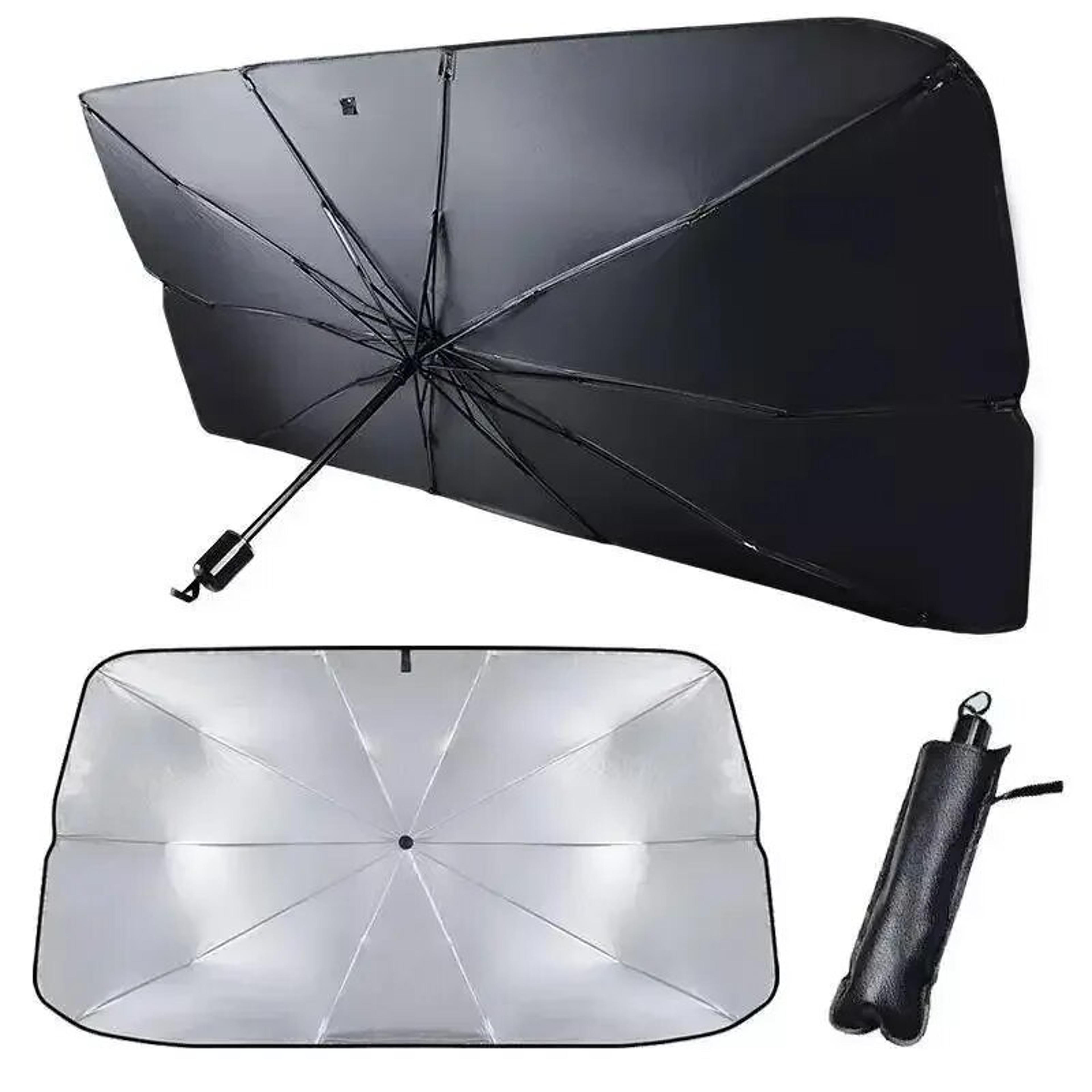 Premium Foldable Windshield Sun Shade Car Umbrella Sun Shade For UV Heat Protection  Cooling 4