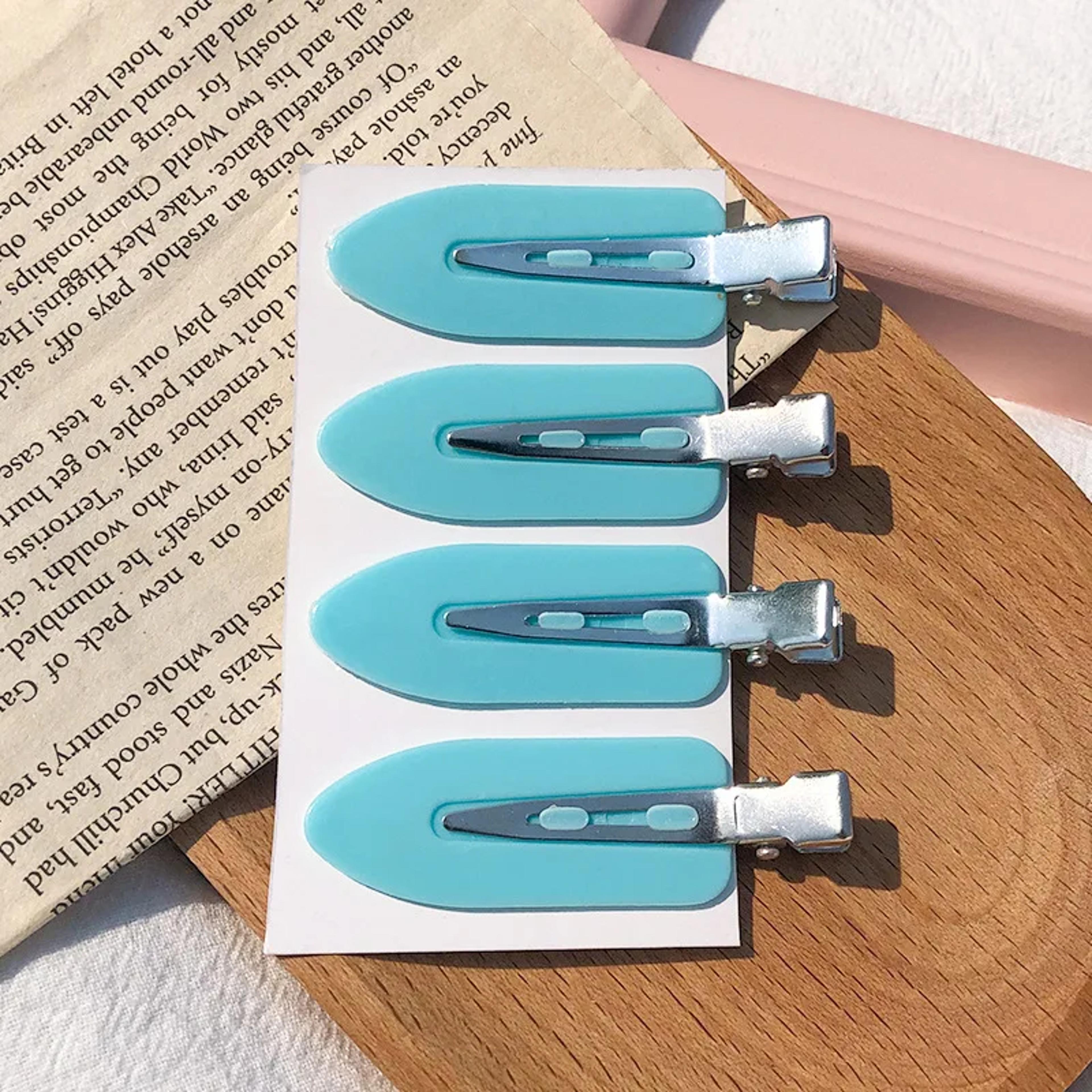 No Bend Seamless Hair Clips For Makeup Styling  Face Washing Hair Pin Set 5
