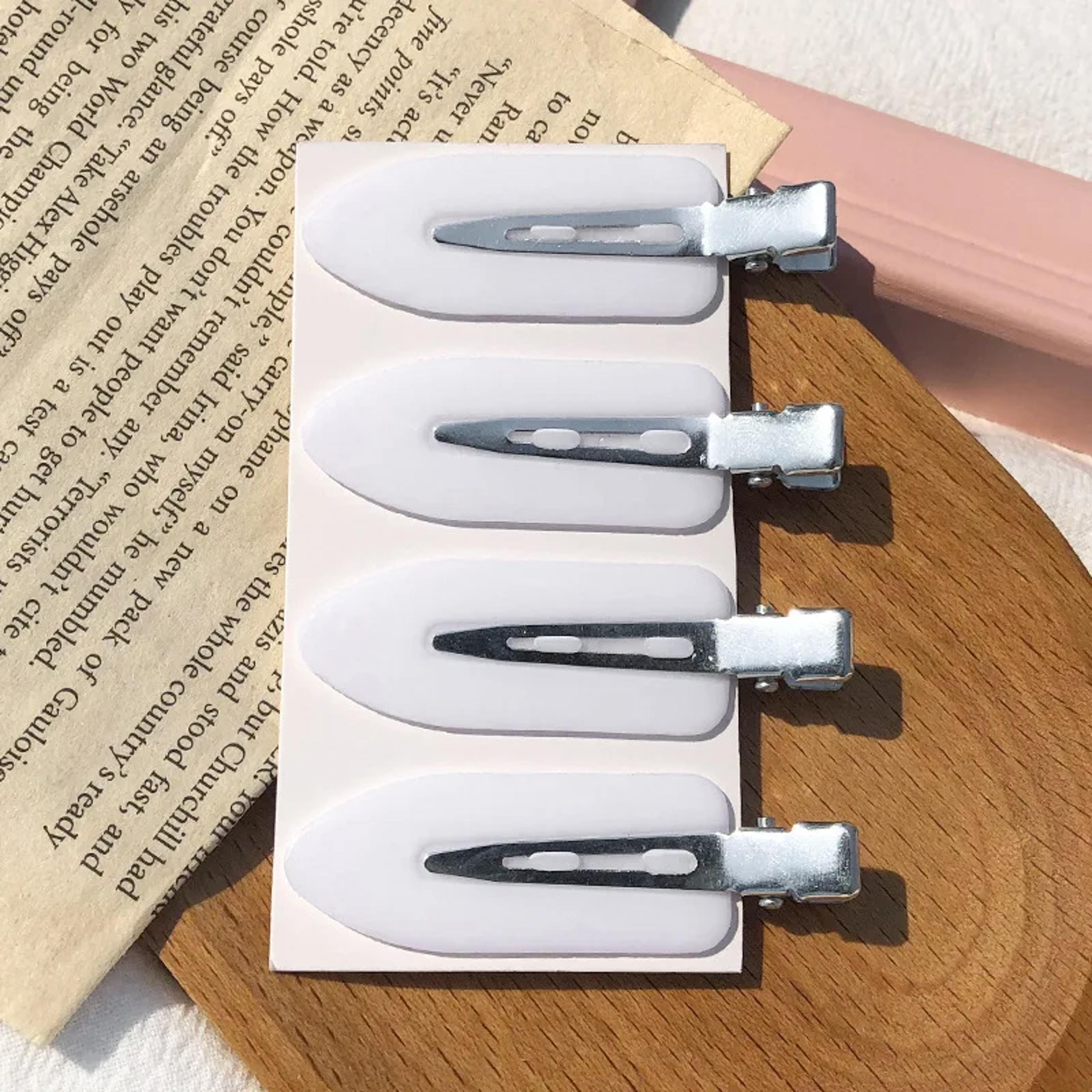 No Bend Seamless Hair Clips For Makeup Styling  Face Washing Hair Pin Set 9