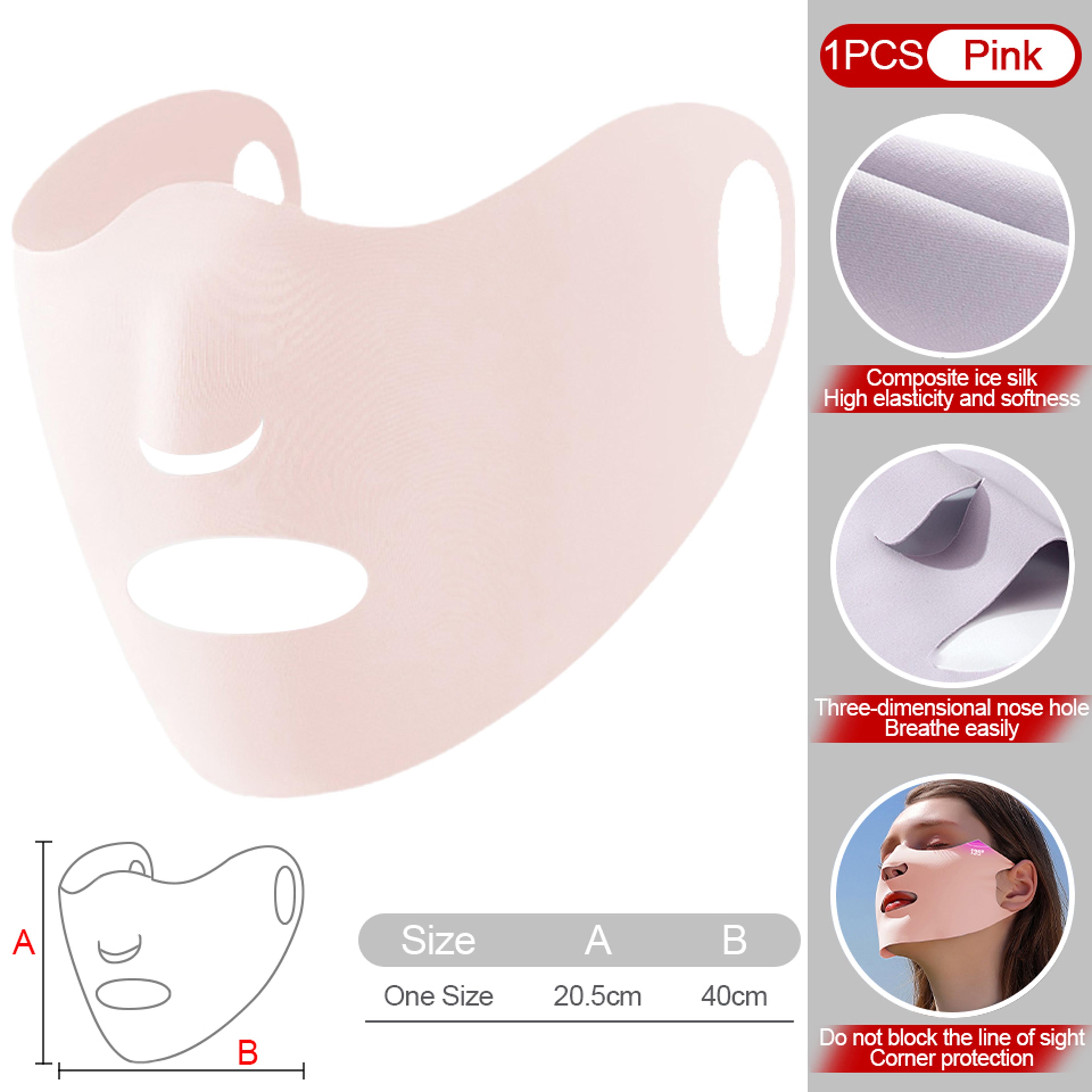 Breathable UV Protection Mask Ice Silk Sun Shield For Outdoor Sports  Daily Summer Wear 8