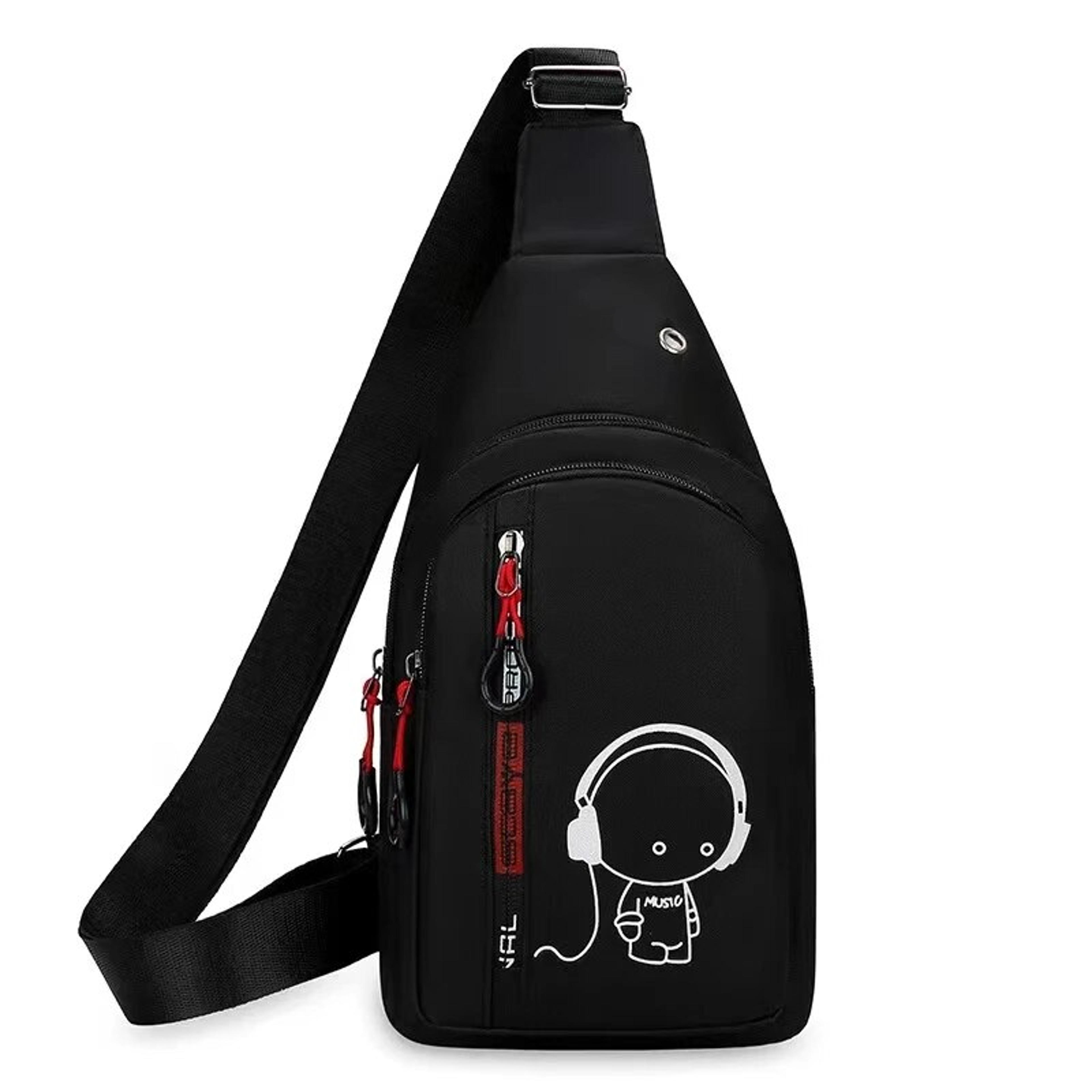 Mens Crossbody Shoulder Bag Stylish Chest Pack For Cycling Work  Travel Lightweight Nylon Casual Da 7