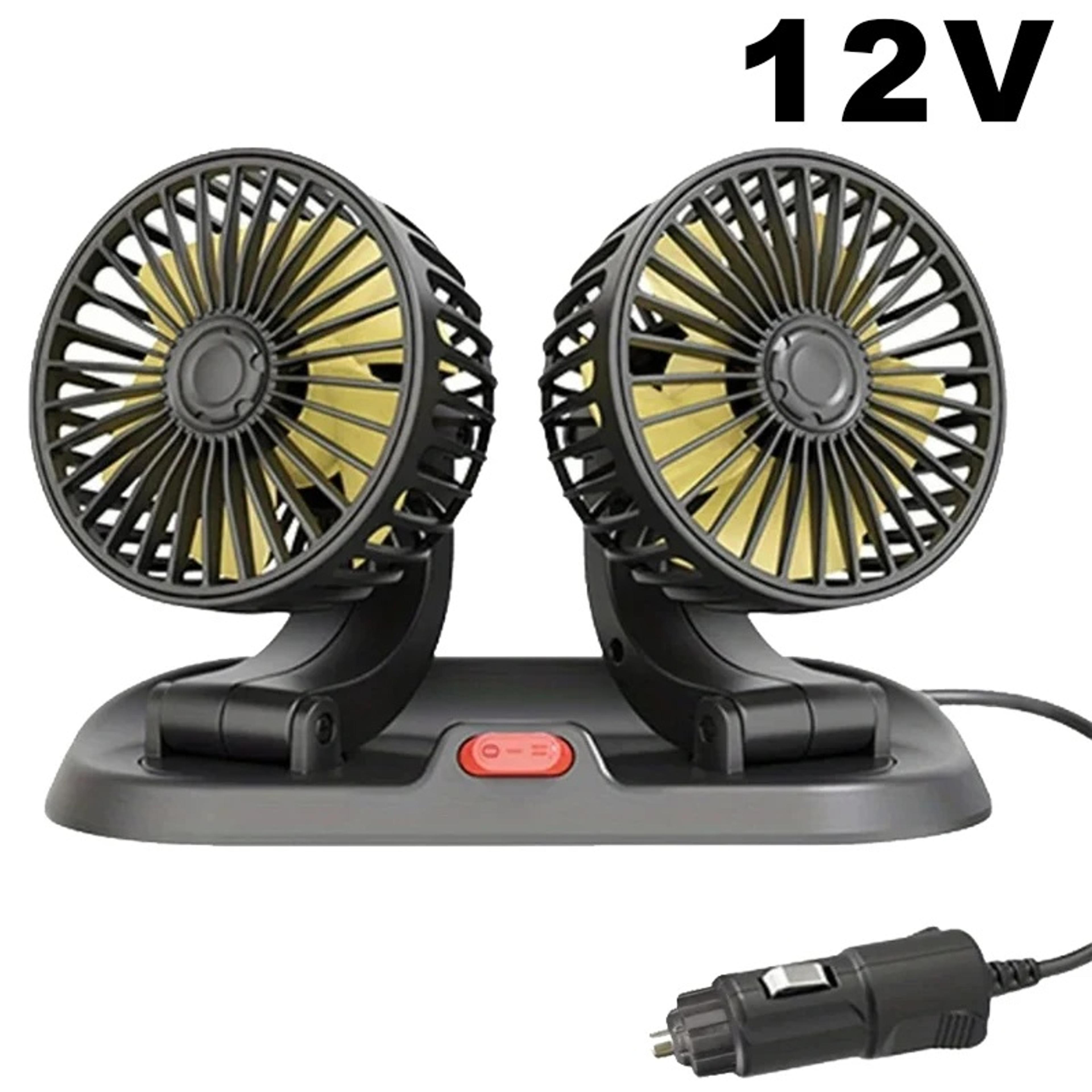 Car Silent Fan 360 Adjustable Air Fan For Automotive Desk  Office USB  Cigarette Lighter Compatible 11