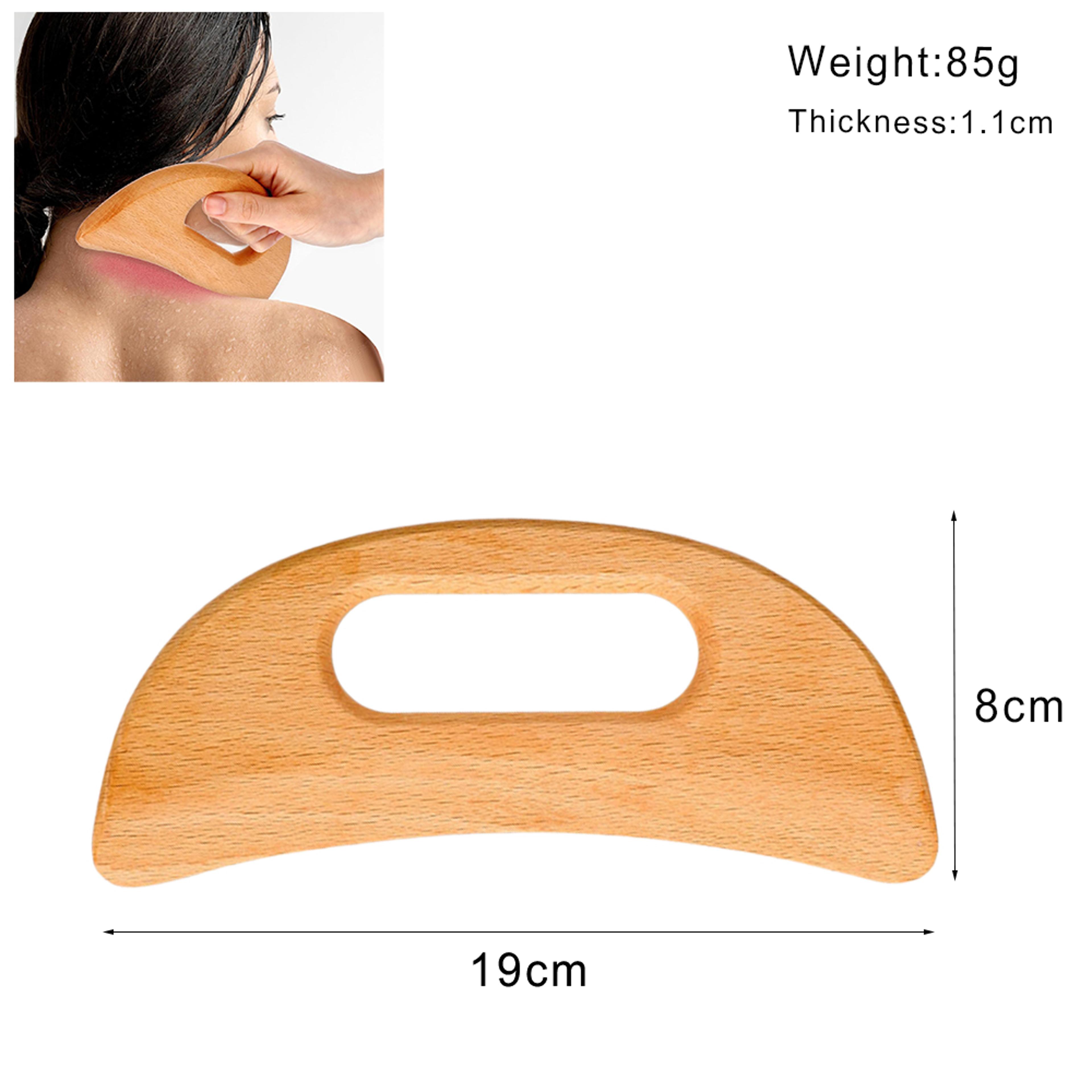 Wooden Lymphatic Drainage Massager Anti Cellulite Body Shaping  Gua Sha Tool For Sore Muscle Relief 15