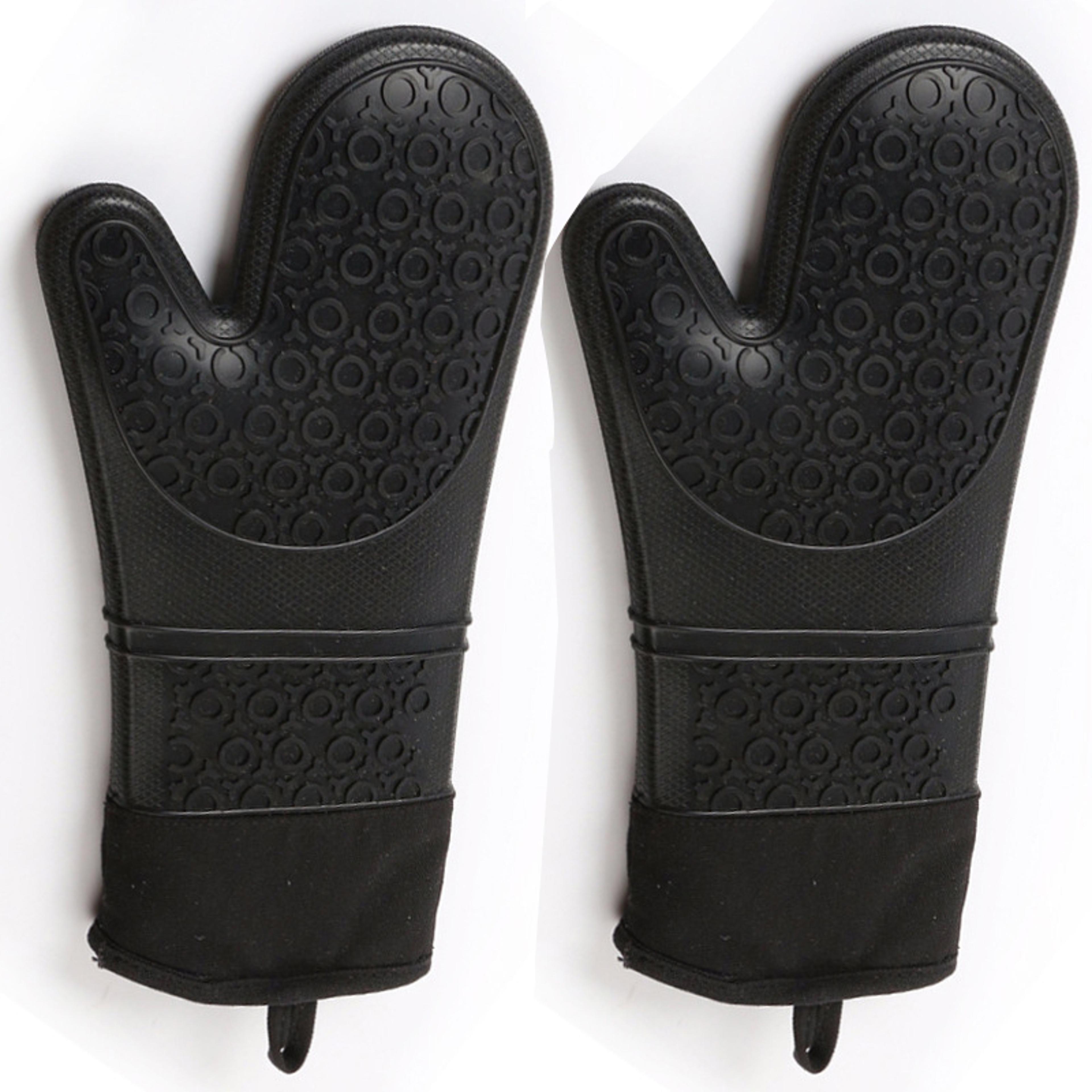 Professional Oven Gloves Heat Resistant NonSlip Grip  Soft Inner Lining For Grilling Baking And BBQ 7