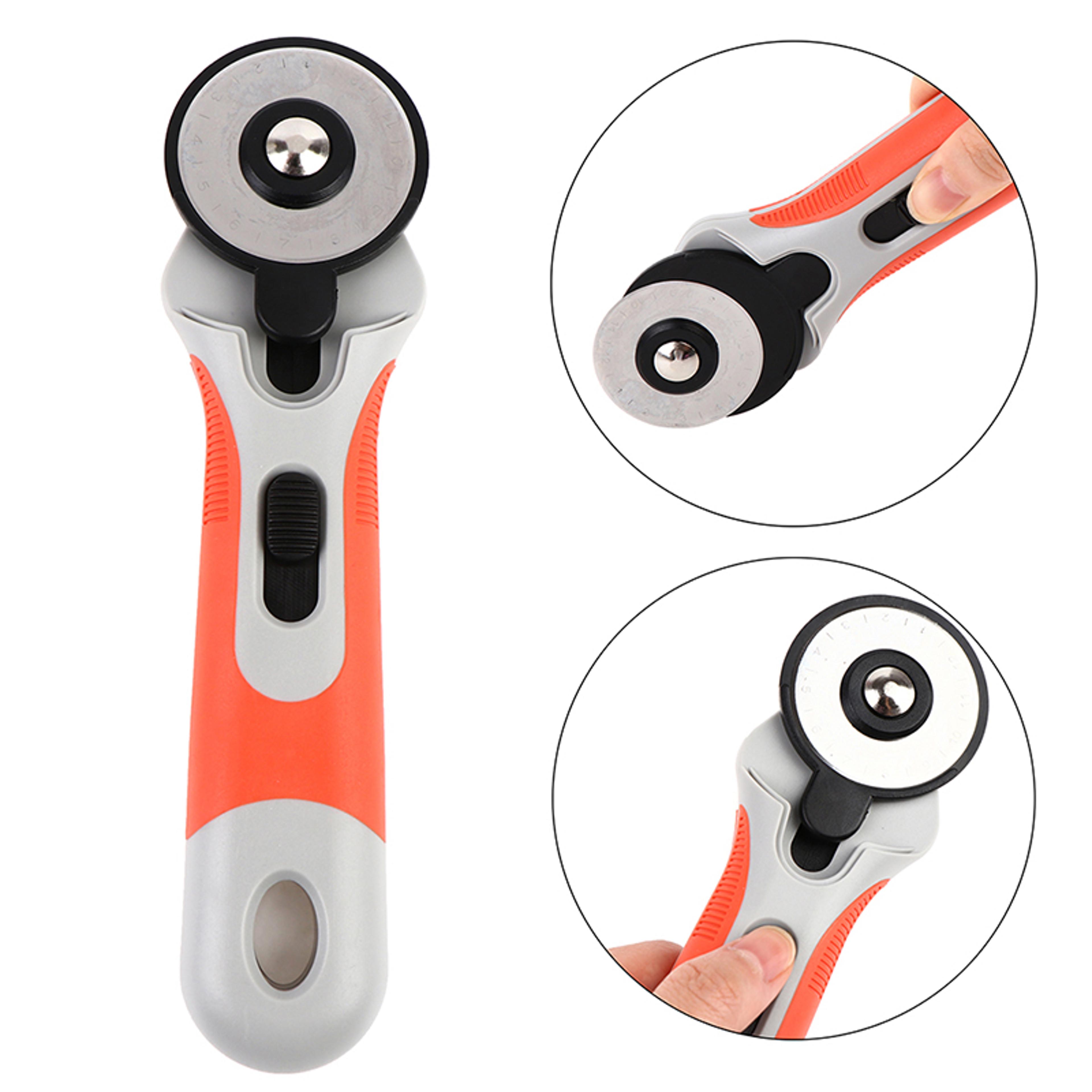 45mm rotary cutter for fabric paper, circular craft leather cutting, patchwork sewing diy tool