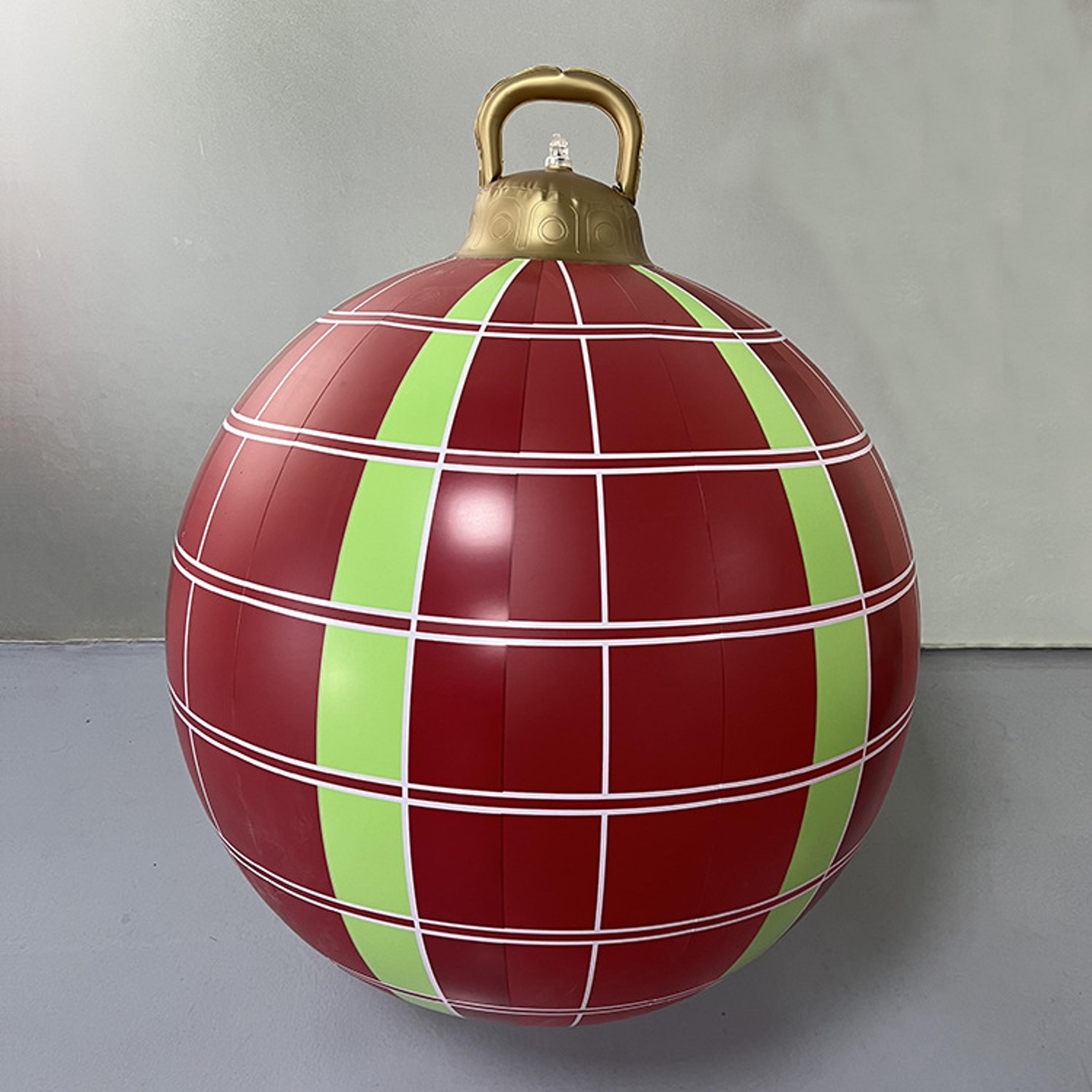 PVC Inflatable Christmas Ball Large Outdoor Giant Decorated Balls Big Party Tree Decorations Toy Ba 7