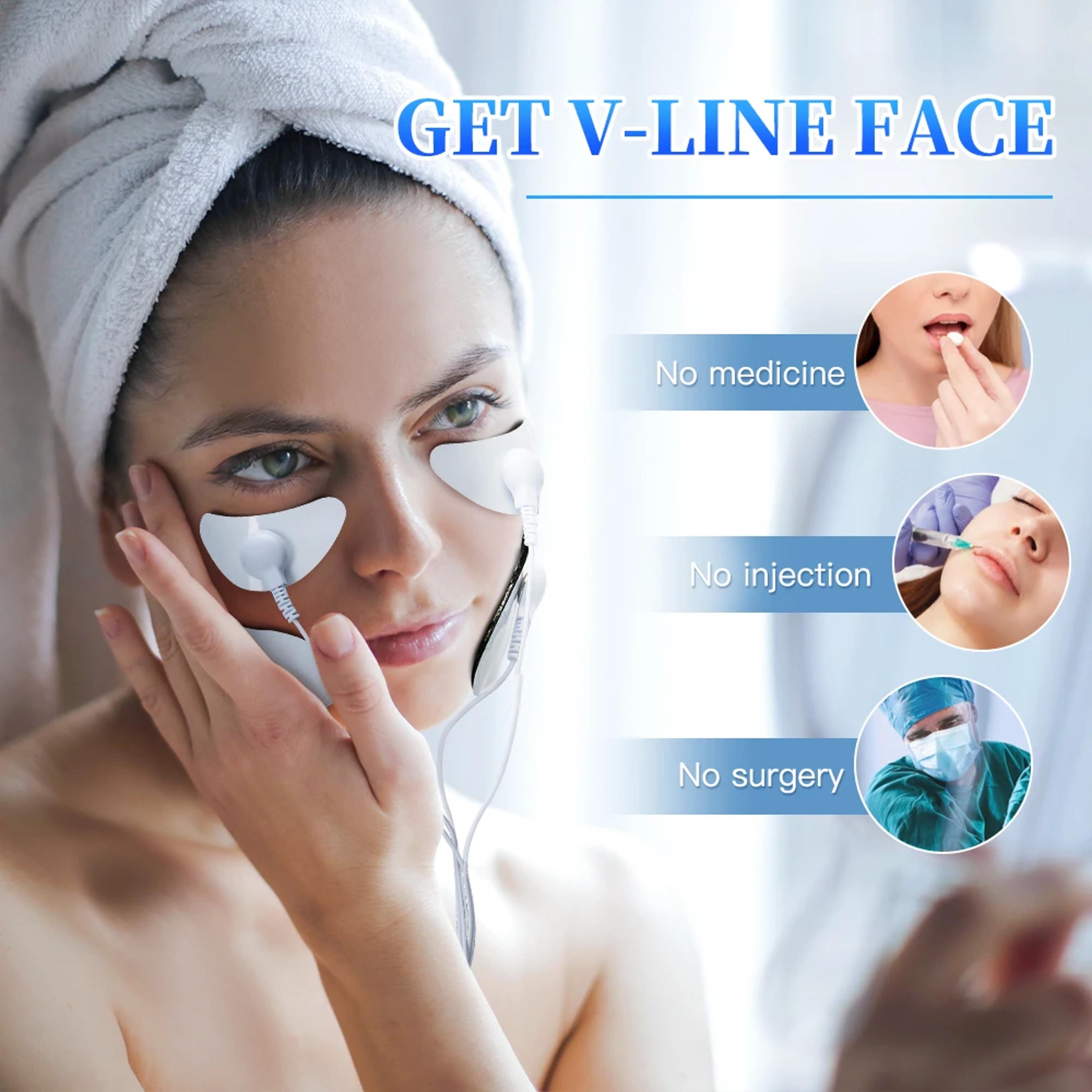 Facial Lifting Device EMS Massager For Neck  Face AntiWrinkle Treatment Skin Tightening Beauty Tool 4