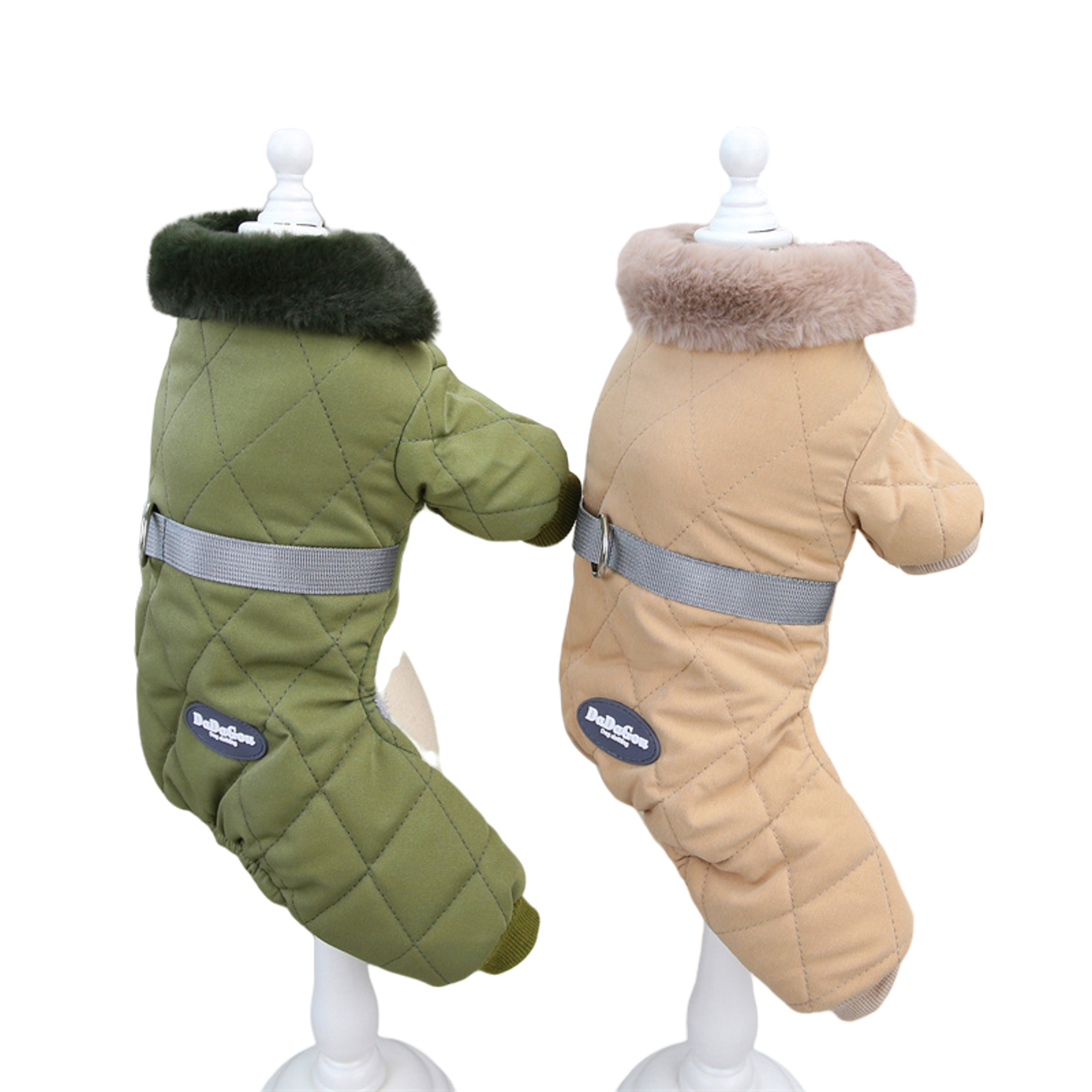 Thicken Warm Dog Jumpsuit Waterproof Winter Pet Dogs Clothes Hoodie Puppy Overalls Chihuahua Coat P 3