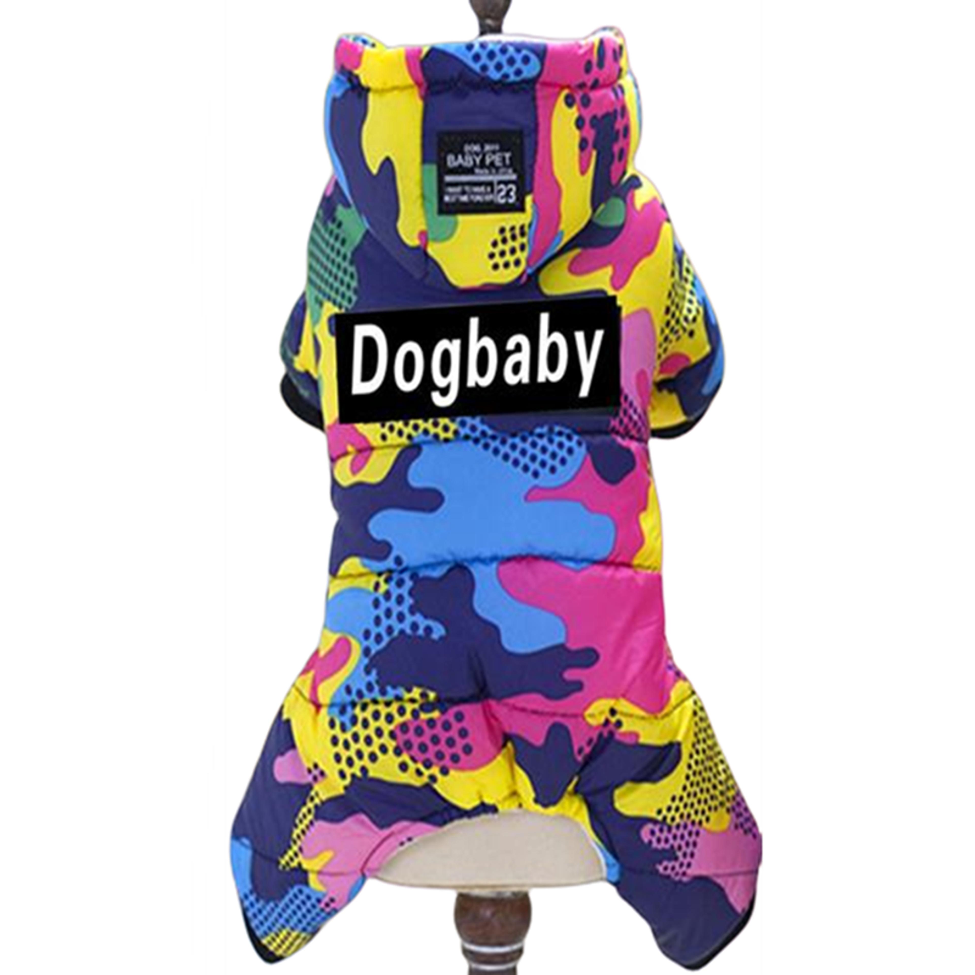 Thicken Warm Dog Jumpsuit Waterproof Winter Pet Dogs Clothes Hoodie Puppy Overalls Chihuahua Coat P 11