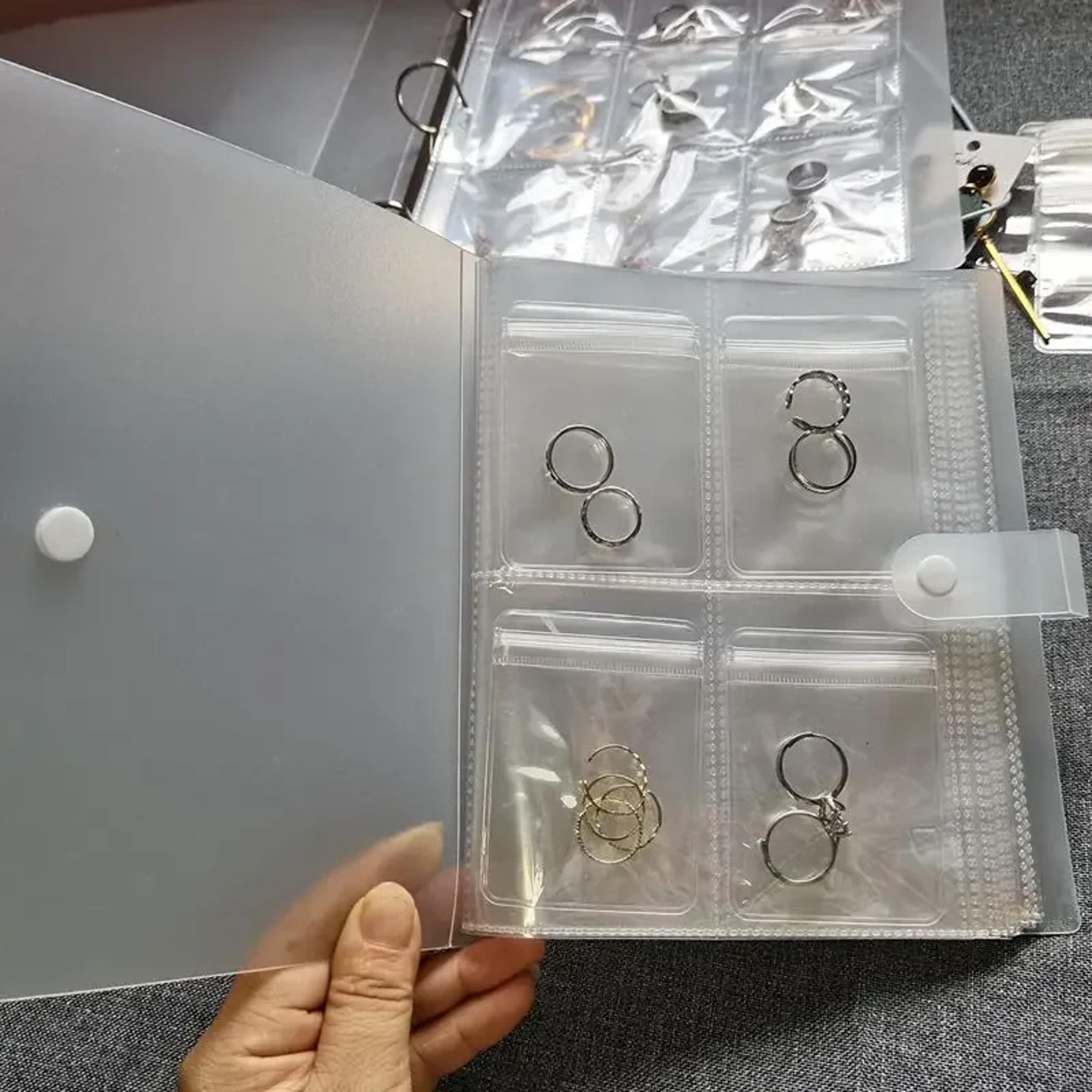 Jewelry AntiOxidation Bag Desktop Drawer Organizer For Earrings Rings Bracelets Jewelry Storage Alb 2