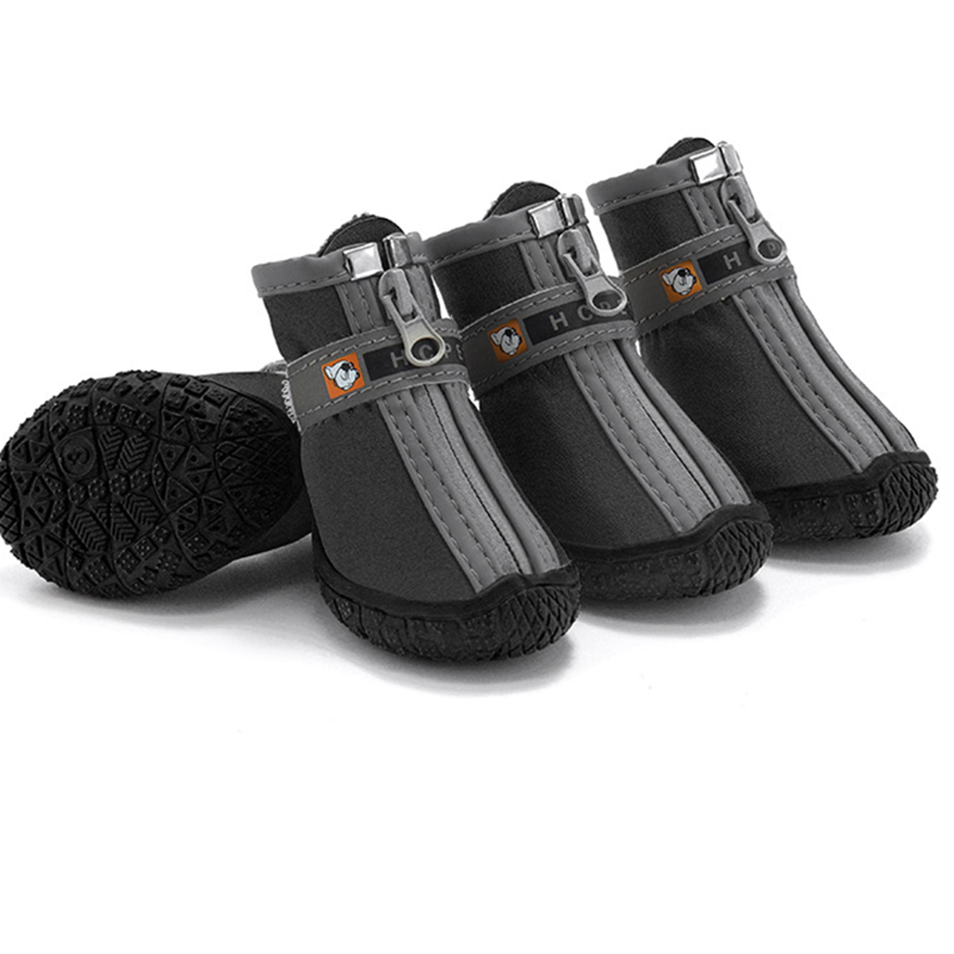 NonSlip Dog Shoes With Thick Plush Soles Warm Paw Protection Breathable Pet Boots For Climbing 3