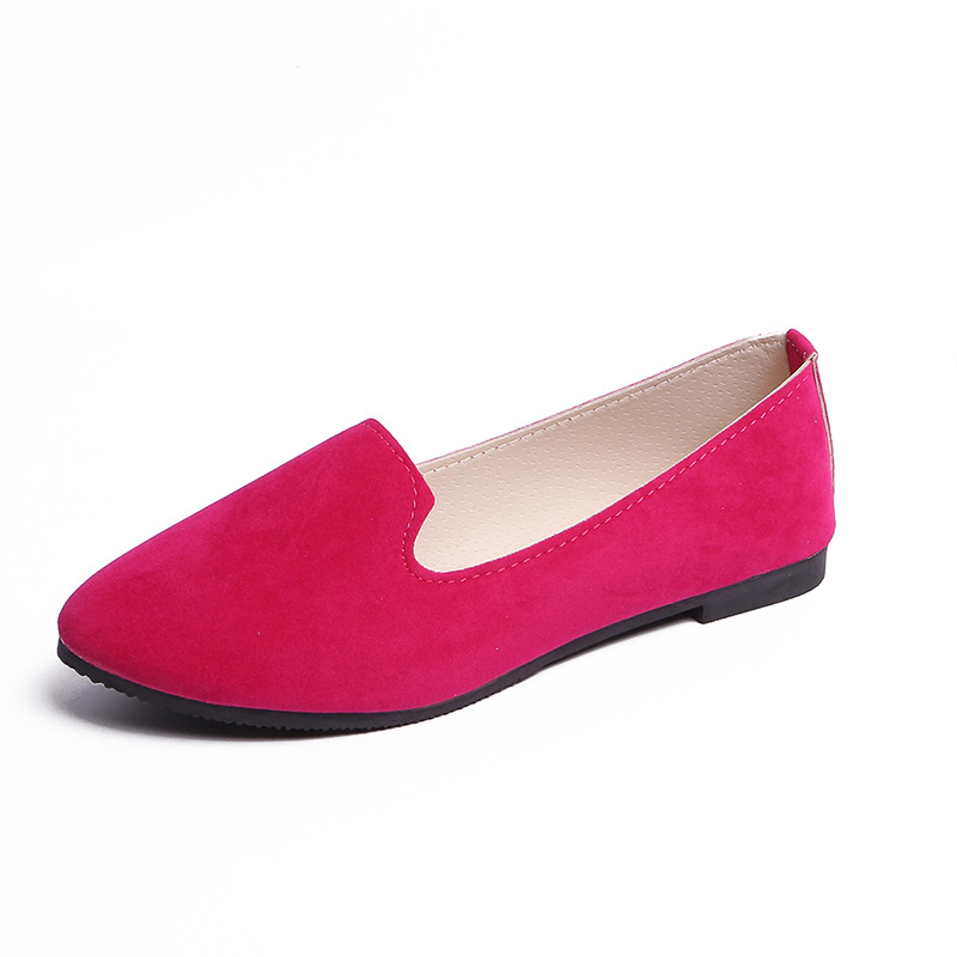 Spring Summer Women Flat Shoes Woman Ballet Flats Candy Color Ladies Shoes Large Size Autumn Casual