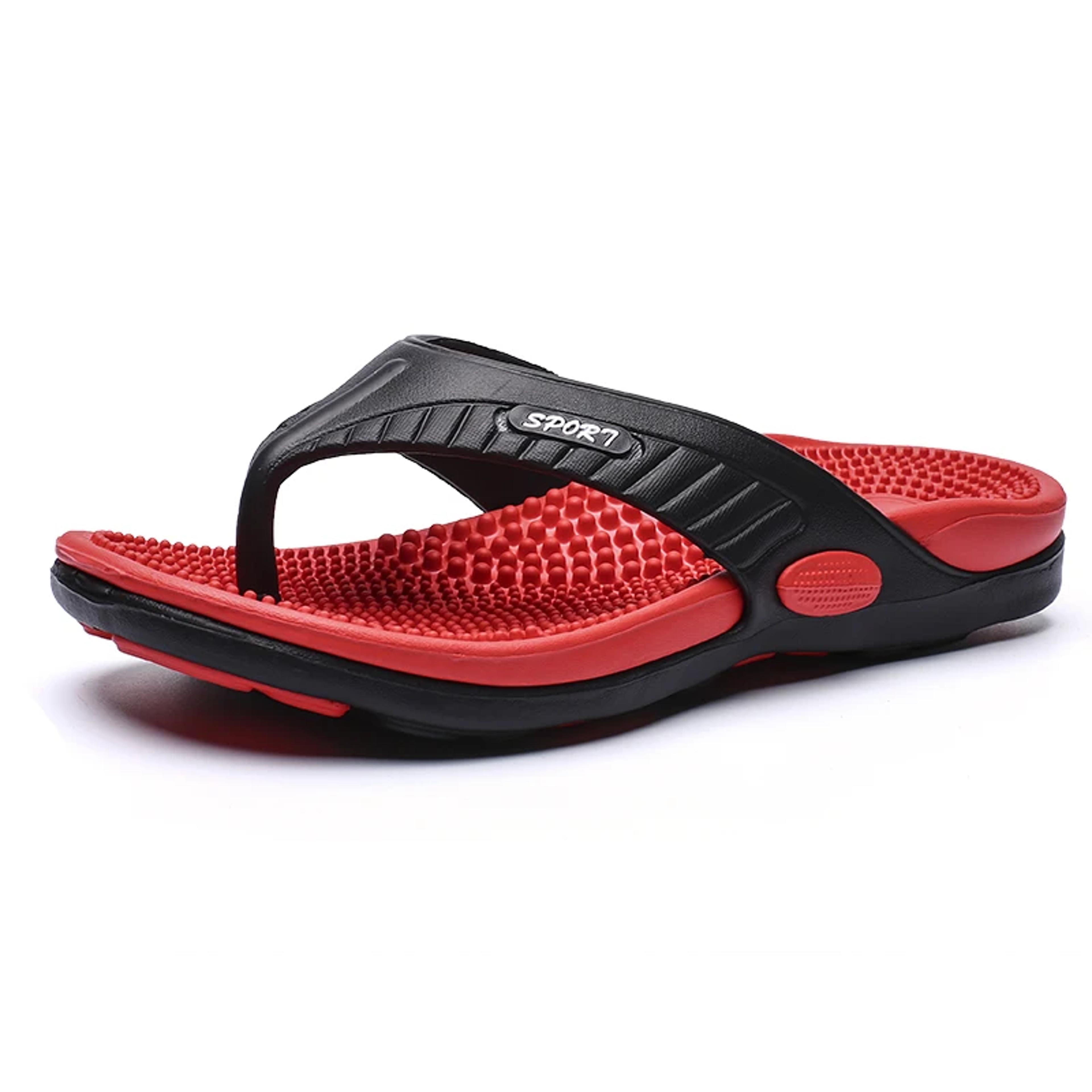 Massage Bathroom Shoes Summer Mens Flipflops Comfortable Granule Slippers Casual Beach Sandals Men 4