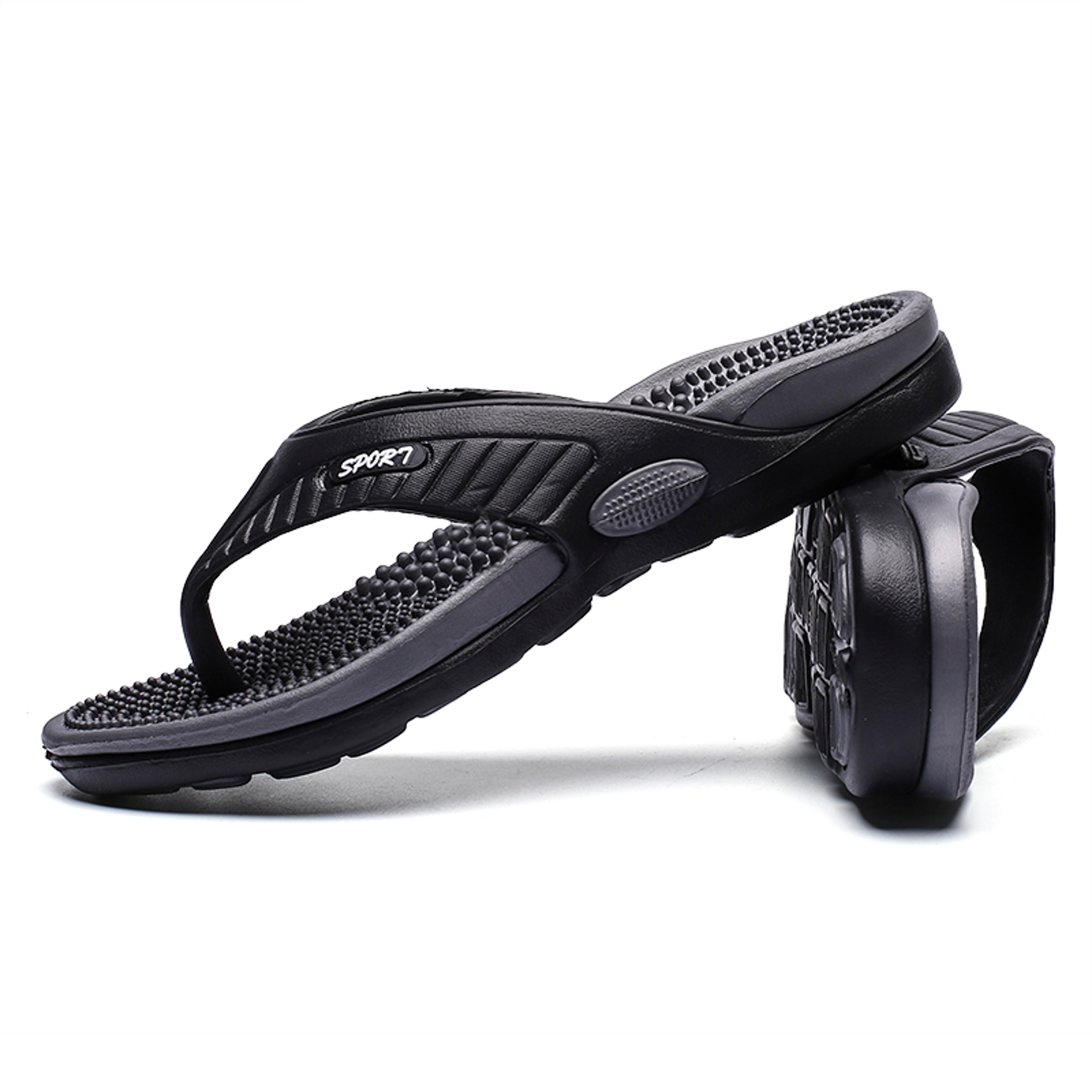 Breathable Flip Flops For Men Summer Beach Shoes Massage Flip Flops Men Big Size Sandals Luxury San 0