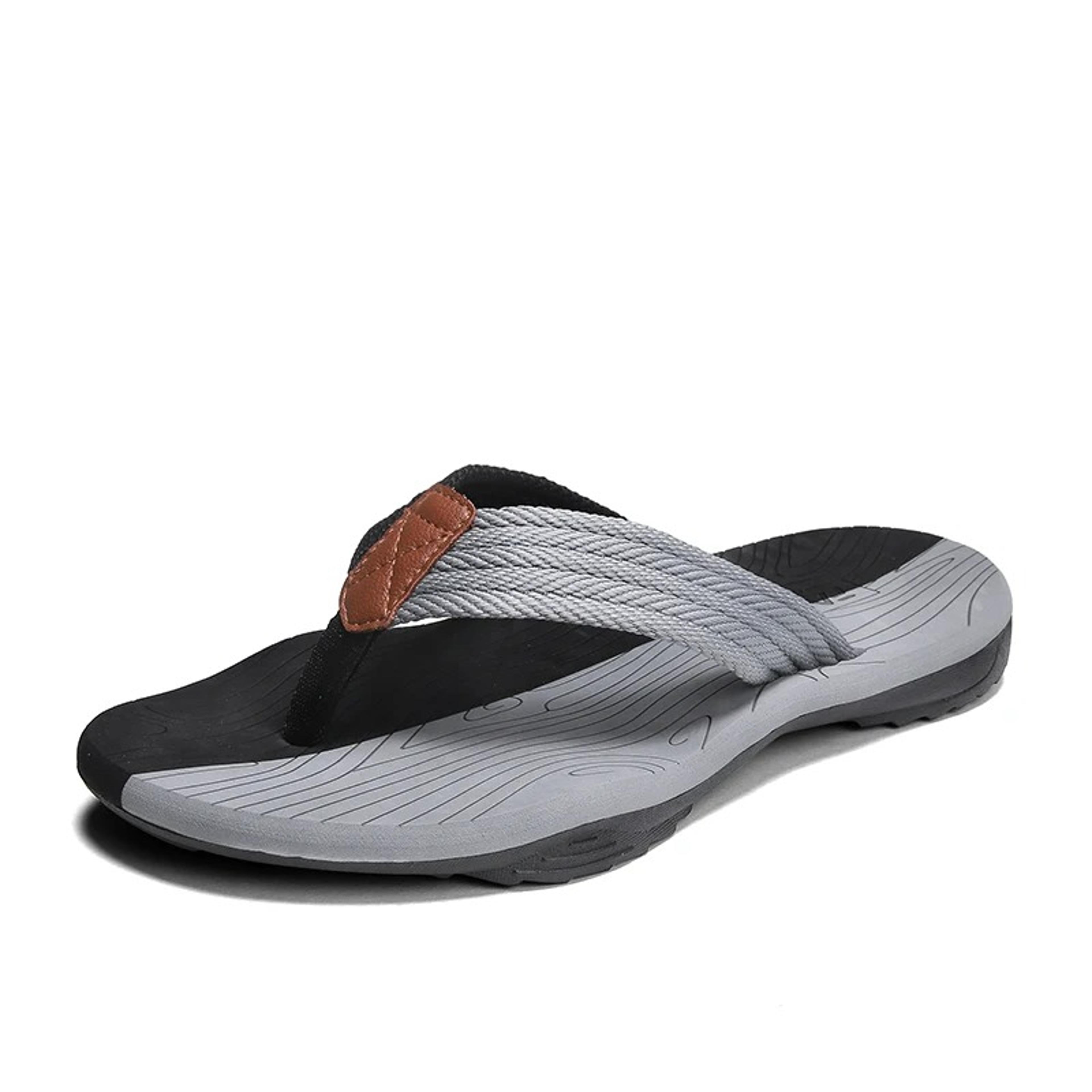 Fashionable Men Slippers Summer Flip Flops Comfortable Nonslip Casual Slides Shoes Beach Sandals Fo 6