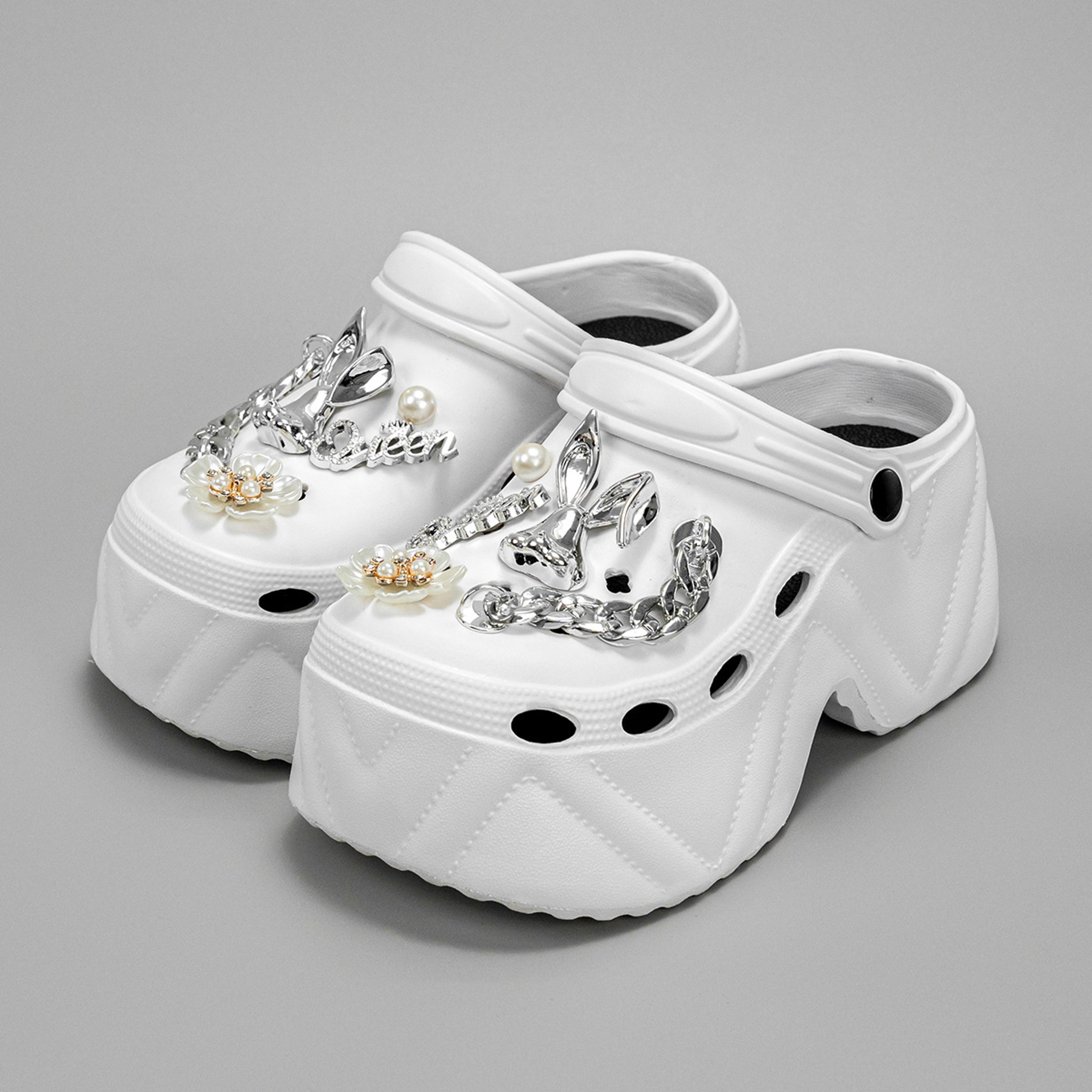 Stylish Womens Slippers With High Platform Thick Bottom EVA Sandals Garden Fashion Clogs For Summer 13