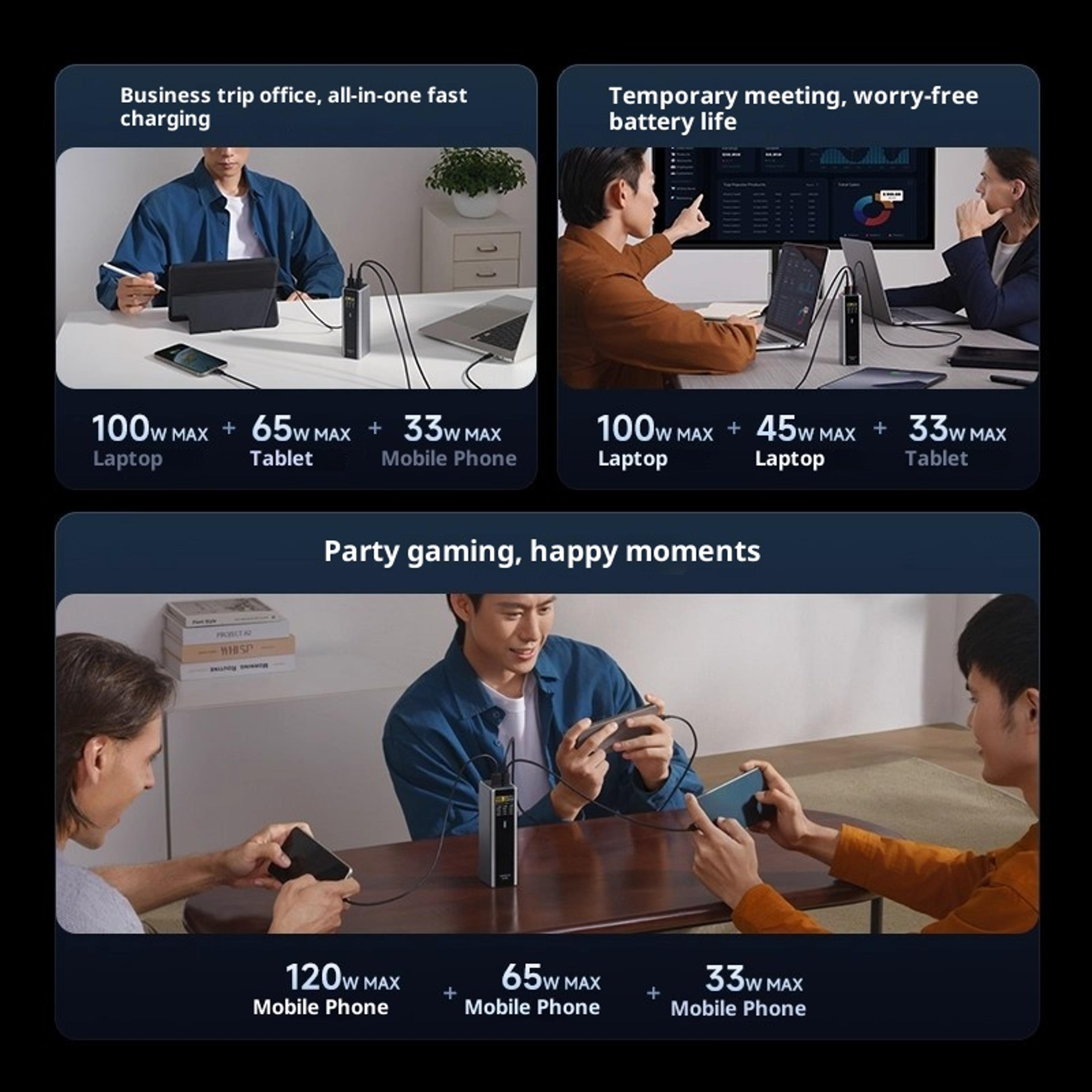High Capacity Power Bank  Ultra Fast Self Charging Digital Display Power Bank 4