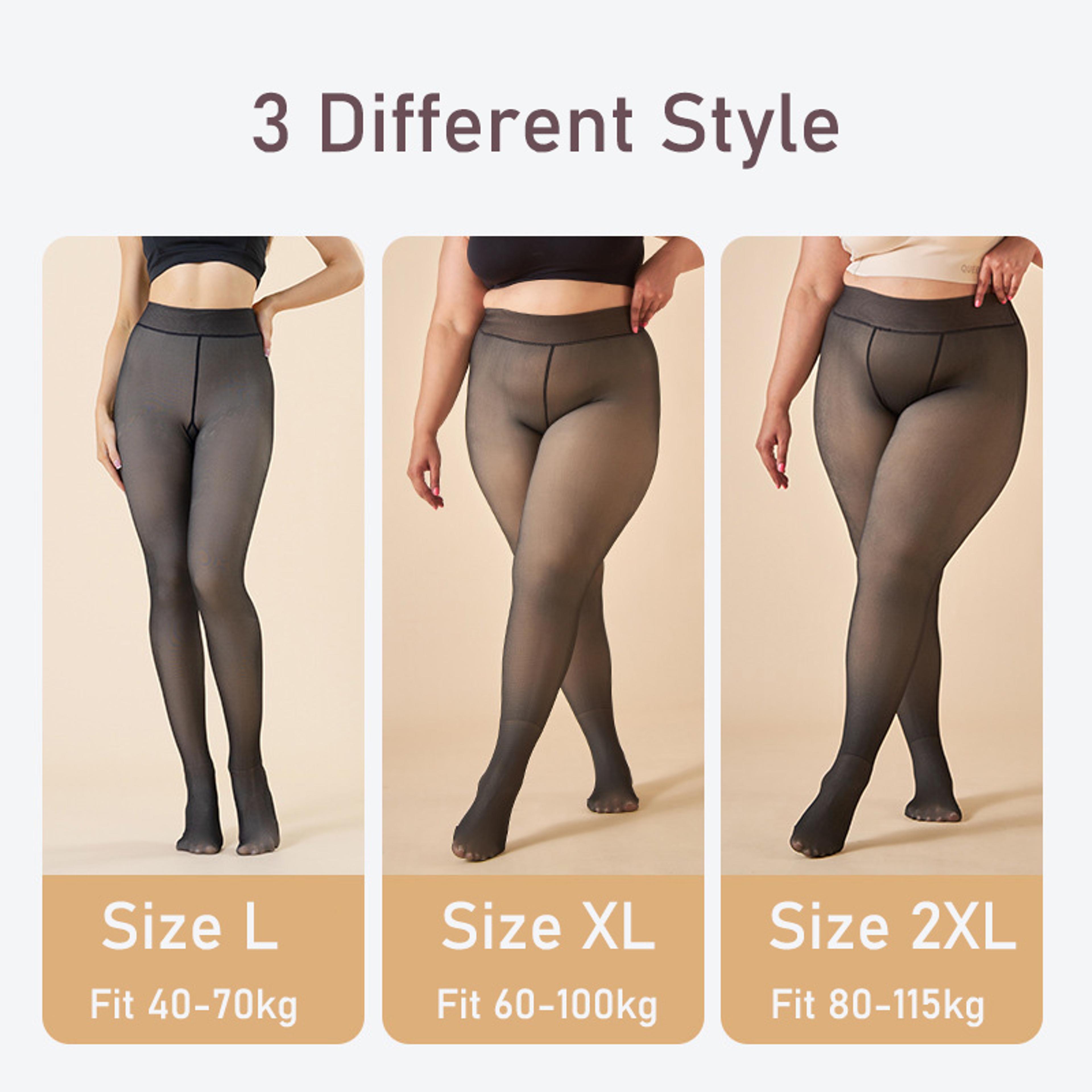 Women Warm Winter Sexy Translucent Pantyhose Thick Thermal Tights Stockings Elastic Slim Leggings 3
