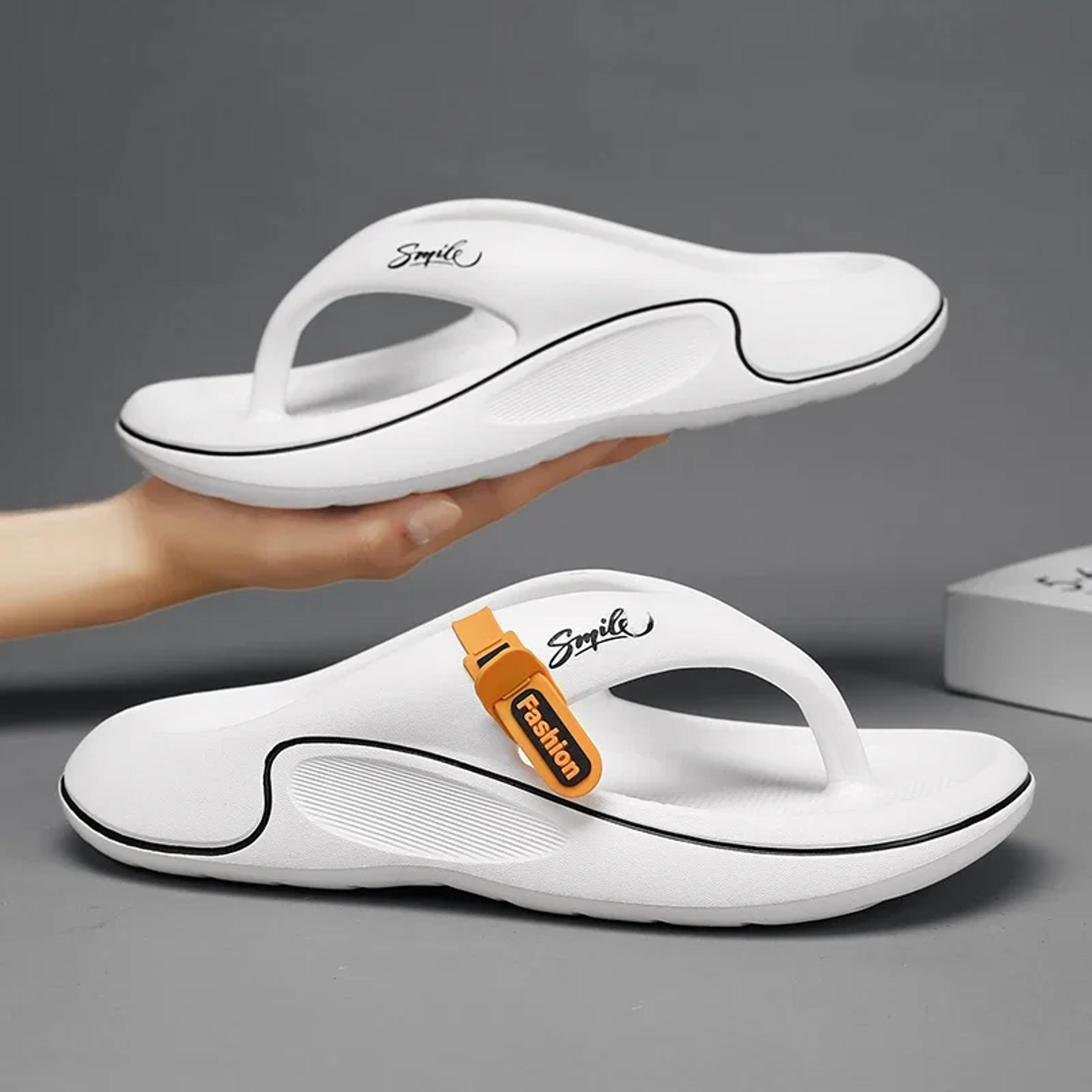 Summer Men Platform Flip Flops AntiSlip EVA Slippers Thick Soft Sole Outdoor Sandals Cloud Cushion  4
