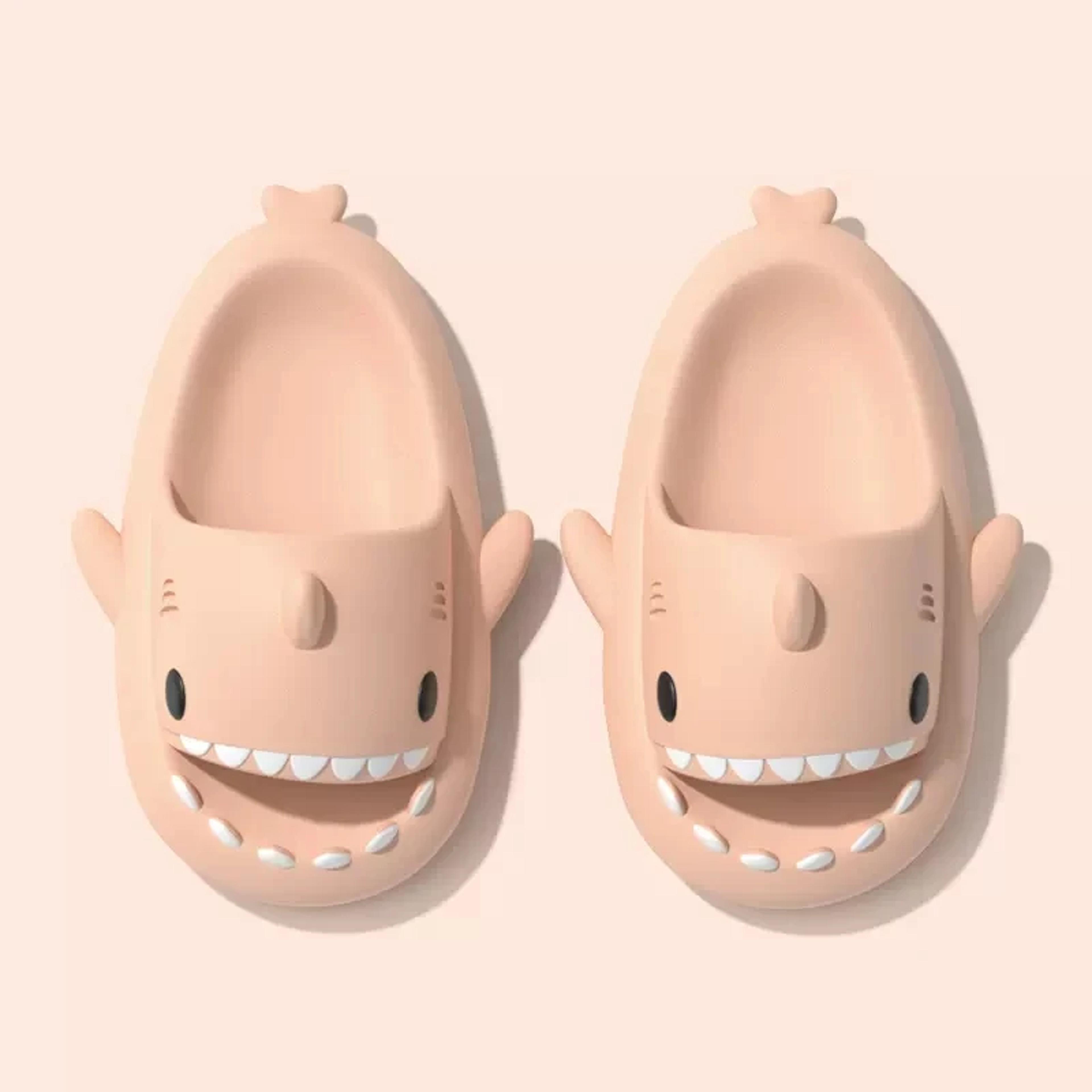 Summer Men Shark Slippers Women Bathroom Slides AntiSkid Flip Flops Soft Beach Sandals Outdoor Coup 4