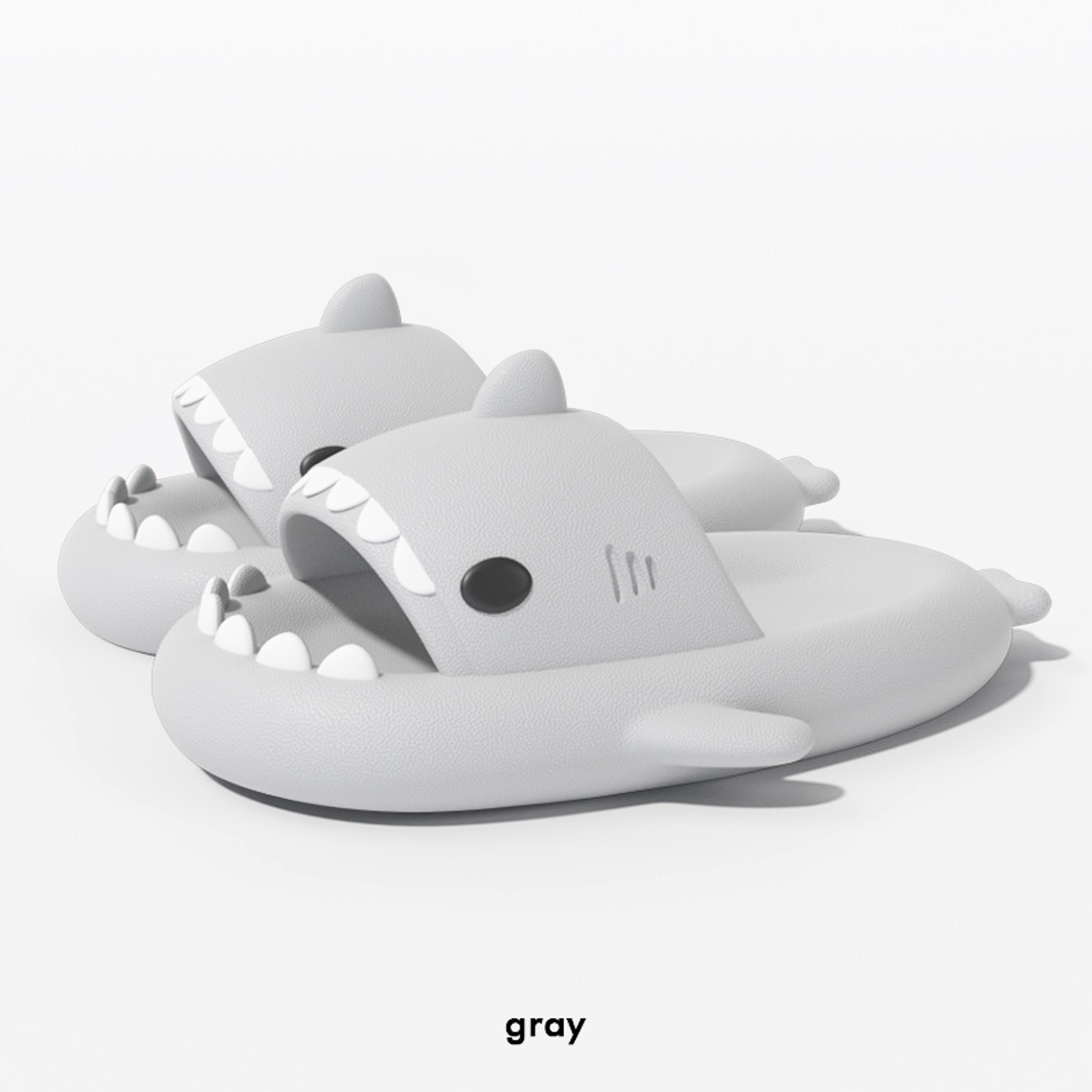 Women Summer Cute Shark Slippers Nonslip EVA Flip Flops Outdoor Slides For Men Girls Boys Beach Sho 8