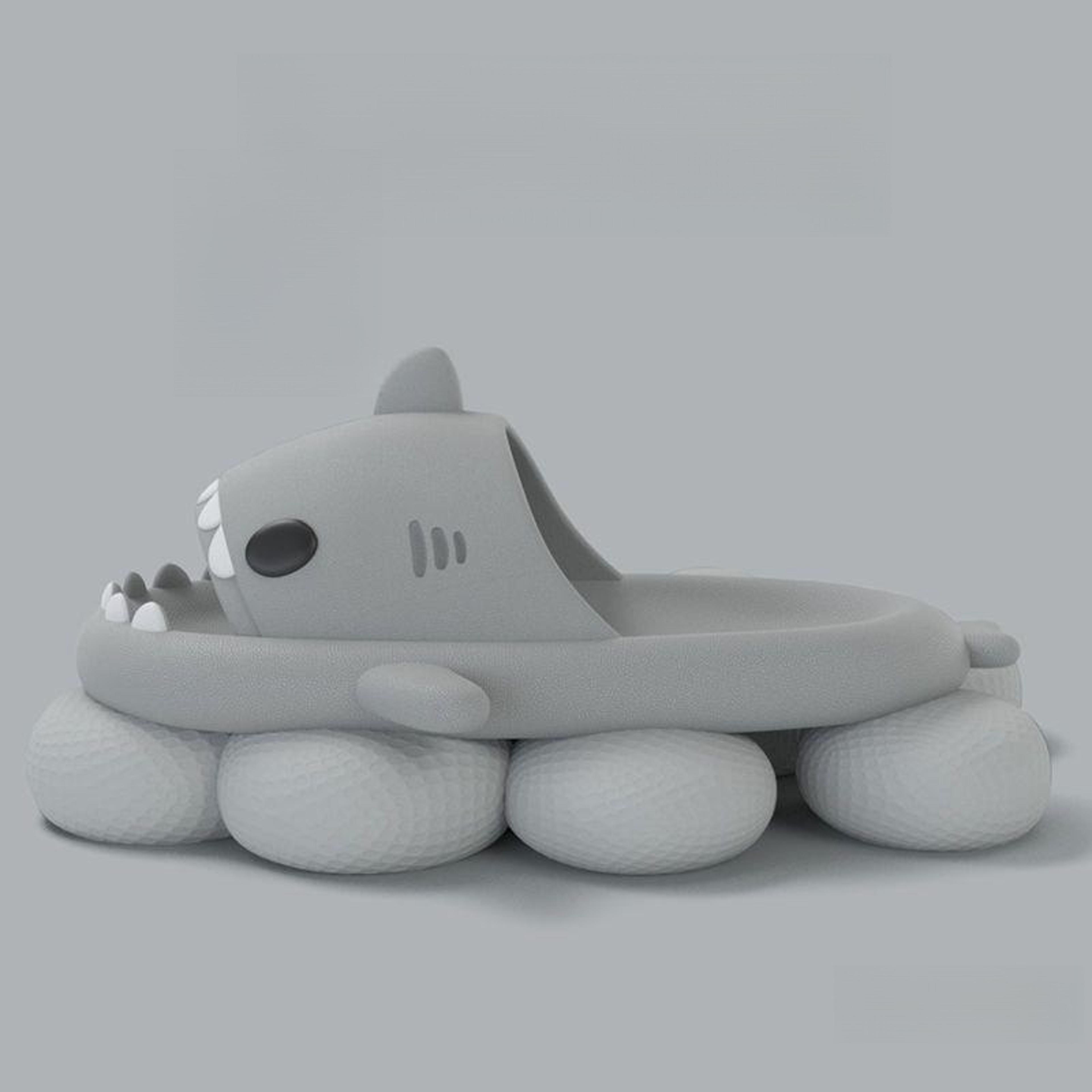 Women Summer Cute Shark Slippers Nonslip EVA Flip Flops Outdoor Slides For Men Girls Boys Beach Sho 6