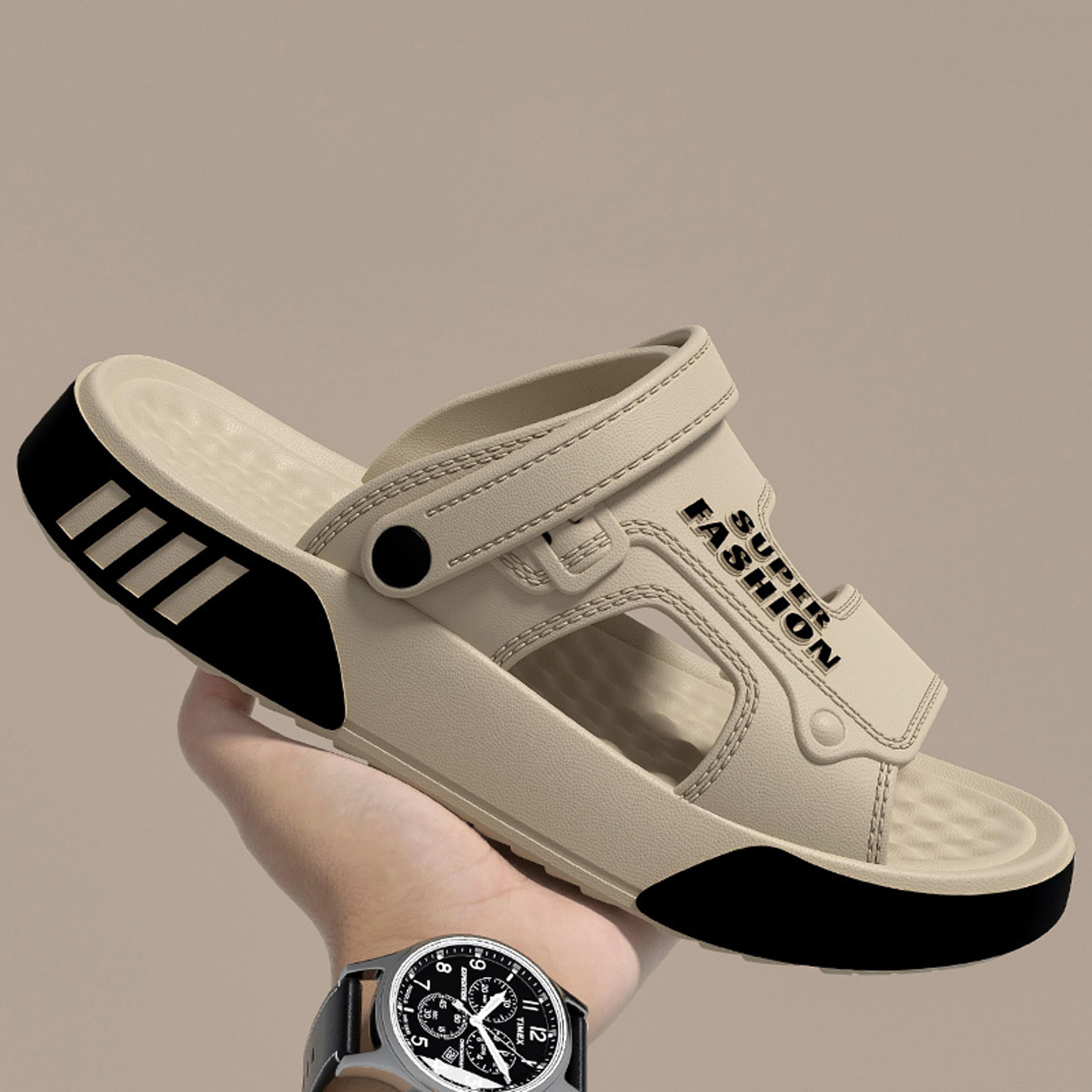 Softsoled Platform Men Slippers Summer Sandals Outdoor Walking Beach Flip Flops Comfortable Home Sh 1